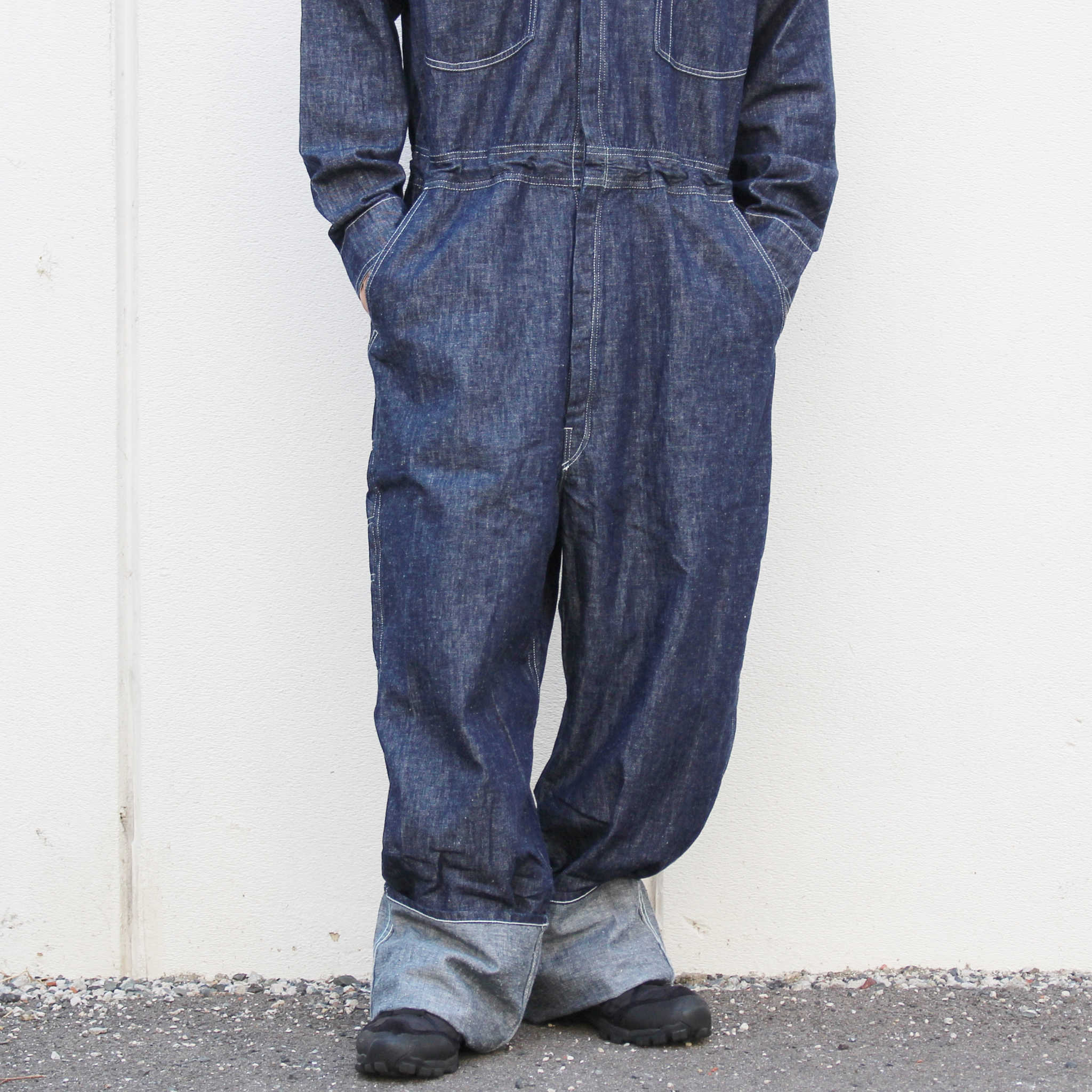 IMPRESTORE インプレストア / Chalky | 6.5oz Denim jumpsuit チャルキー6.5オンスデニムジャンプス