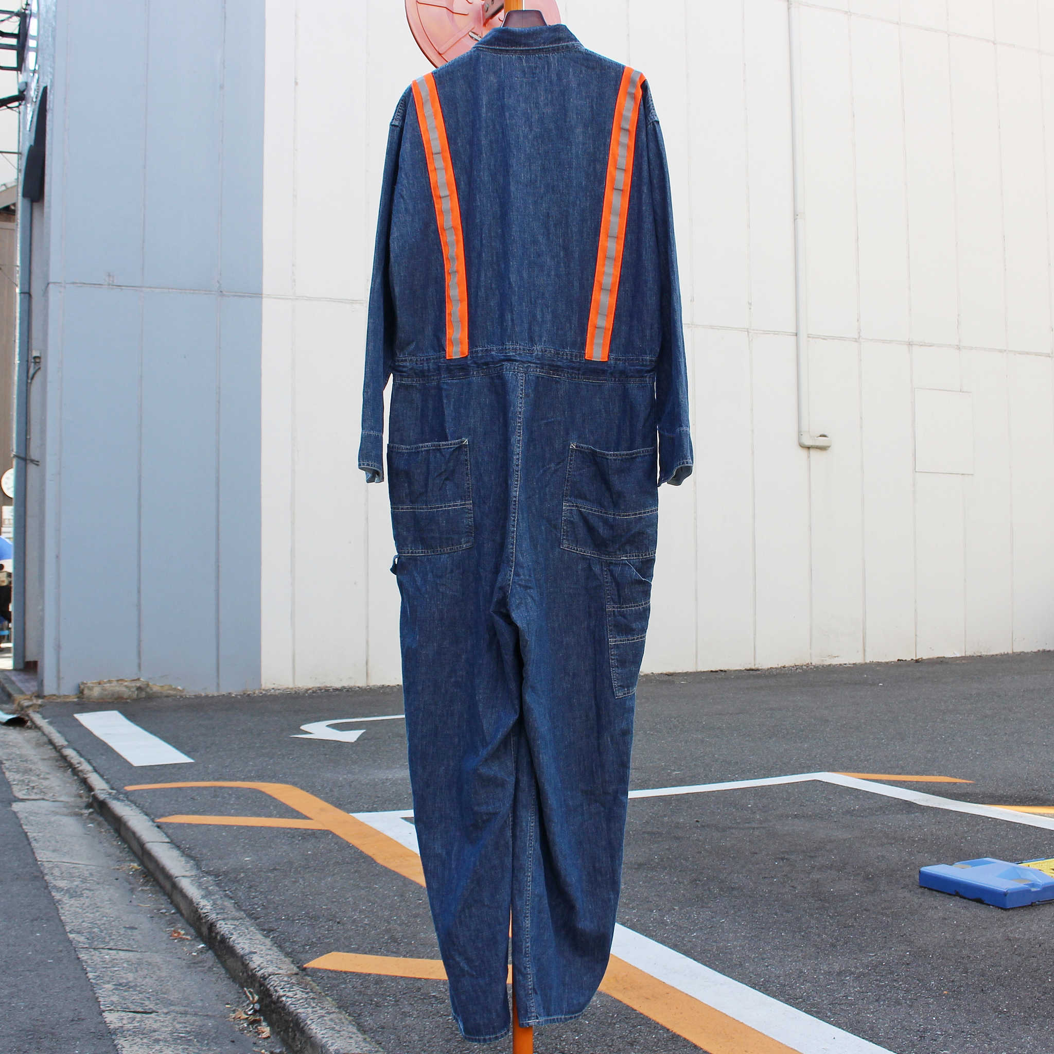 IMPRESTORE インプレストア / Chalky | 6.5oz Denim jumpsuit チャルキー6.5オンスデニムジャンプスーツ (VINTAGE WASH ヴィンテージウォッシュ)