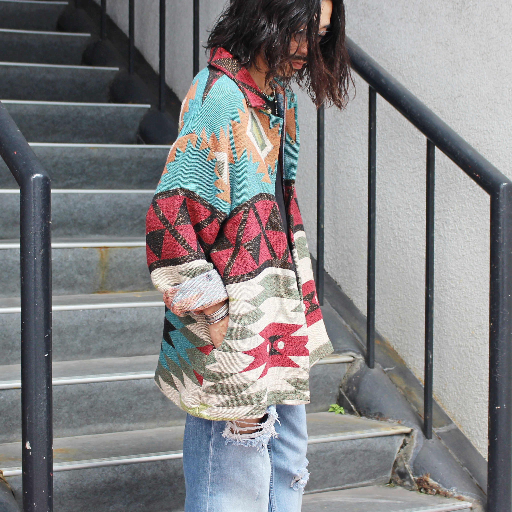 BIG P. PRODUCTS ビッグピープロダクト / Remake Us Rag Jacket リメイクユーエスラグジャケット