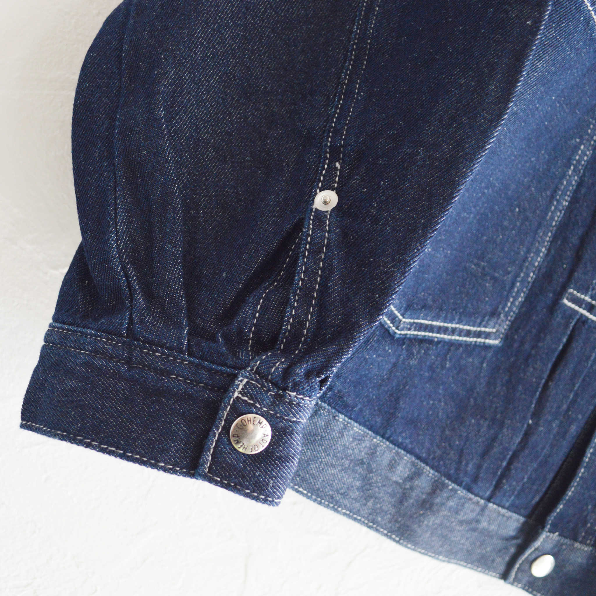 Nasngwam.×GOHEMP ナスングワム ゴーヘンプ / ATELIER DENIM JACKET アトリエデニムジャケット (ONE WASH ワンウォッシュ)