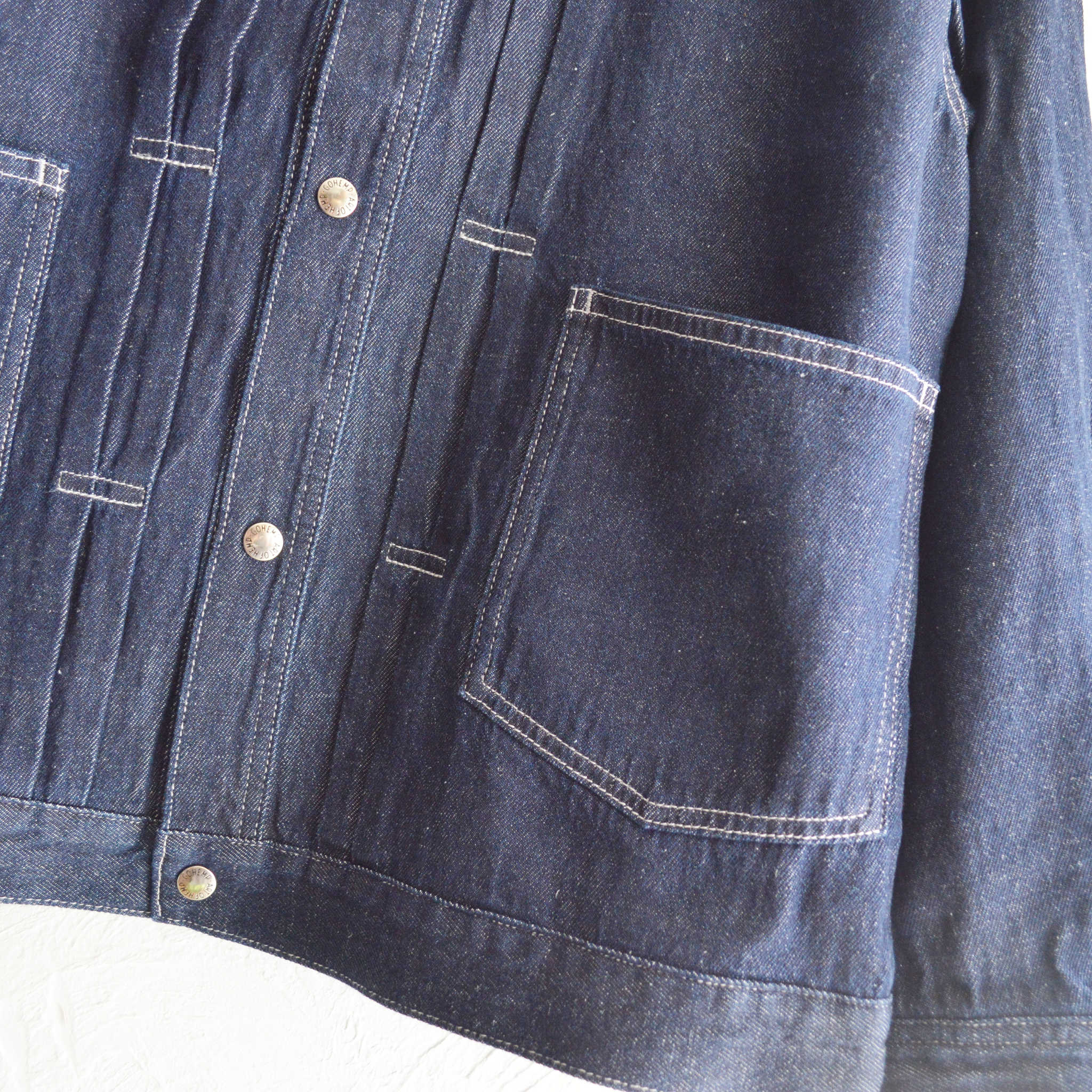 Nasngwam.×GOHEMP ナスングワム ゴーヘンプ / ATELIER DENIM JACKET アトリエデニムジャケット (ONE WASH ワンウォッシュ)