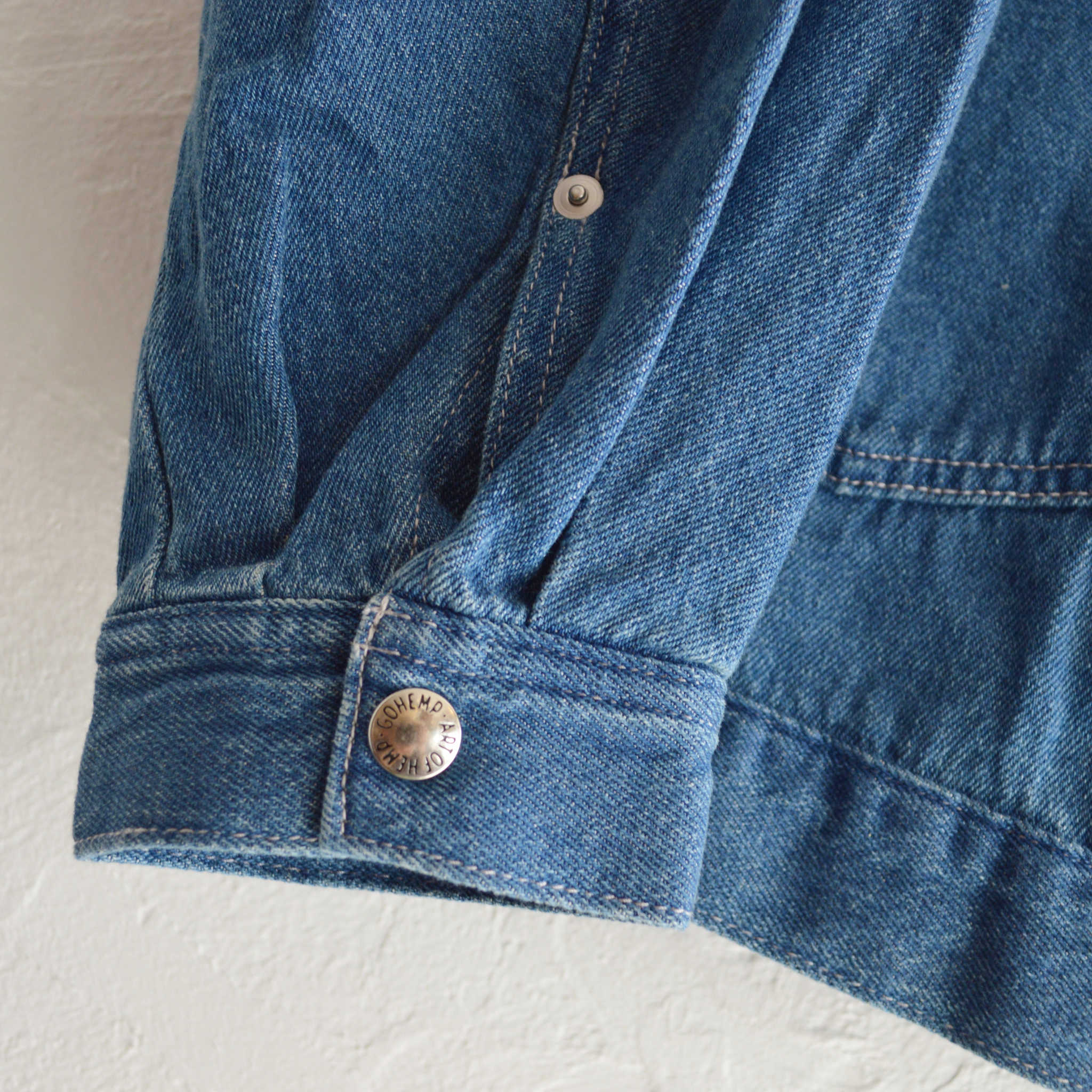 Nasngwam.×GOHEMP ナスングワム ゴーヘンプ / ATELIER DENIM JACKET アトリエデニムジャケット (USED WASH ユーズドウォッシュ)