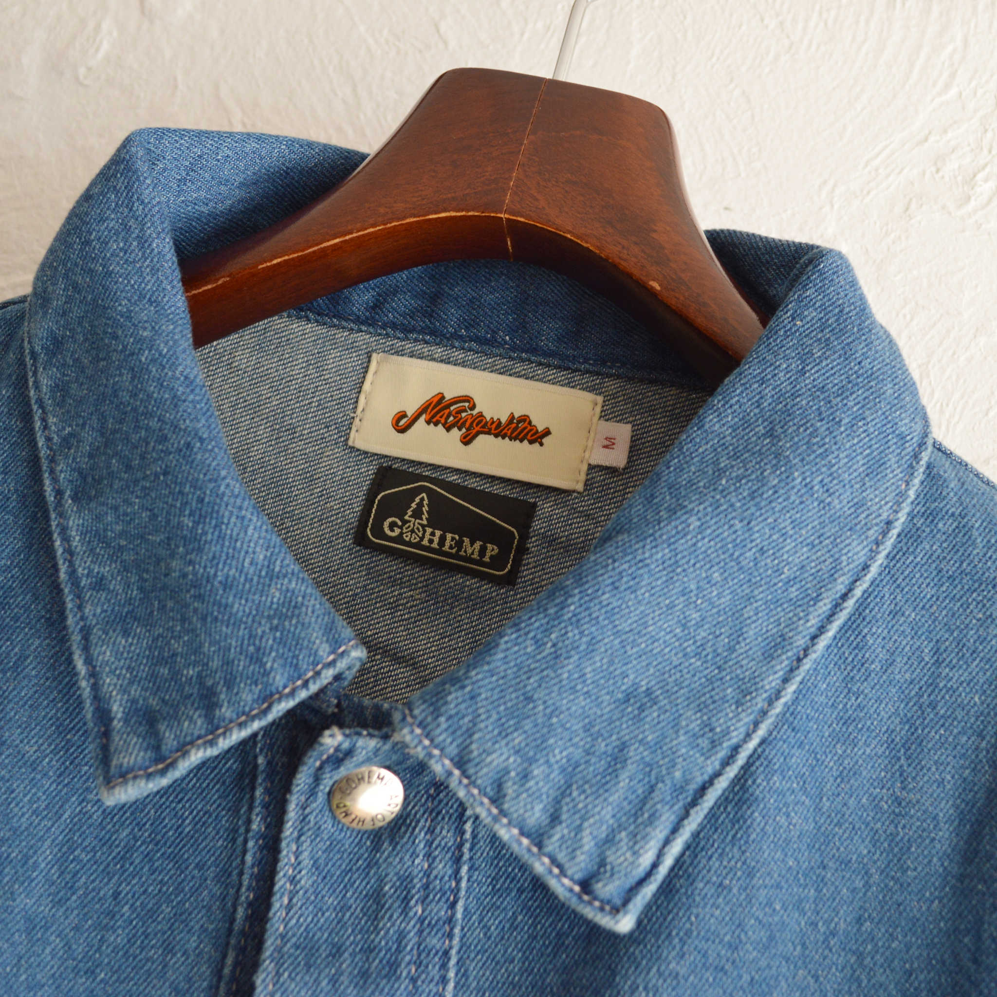 Nasngwam.×GOHEMP ナスングワム ゴーヘンプ / ATELIER DENIM JACKET アトリエデニムジャケット (USED WASH ユーズドウォッシュ)