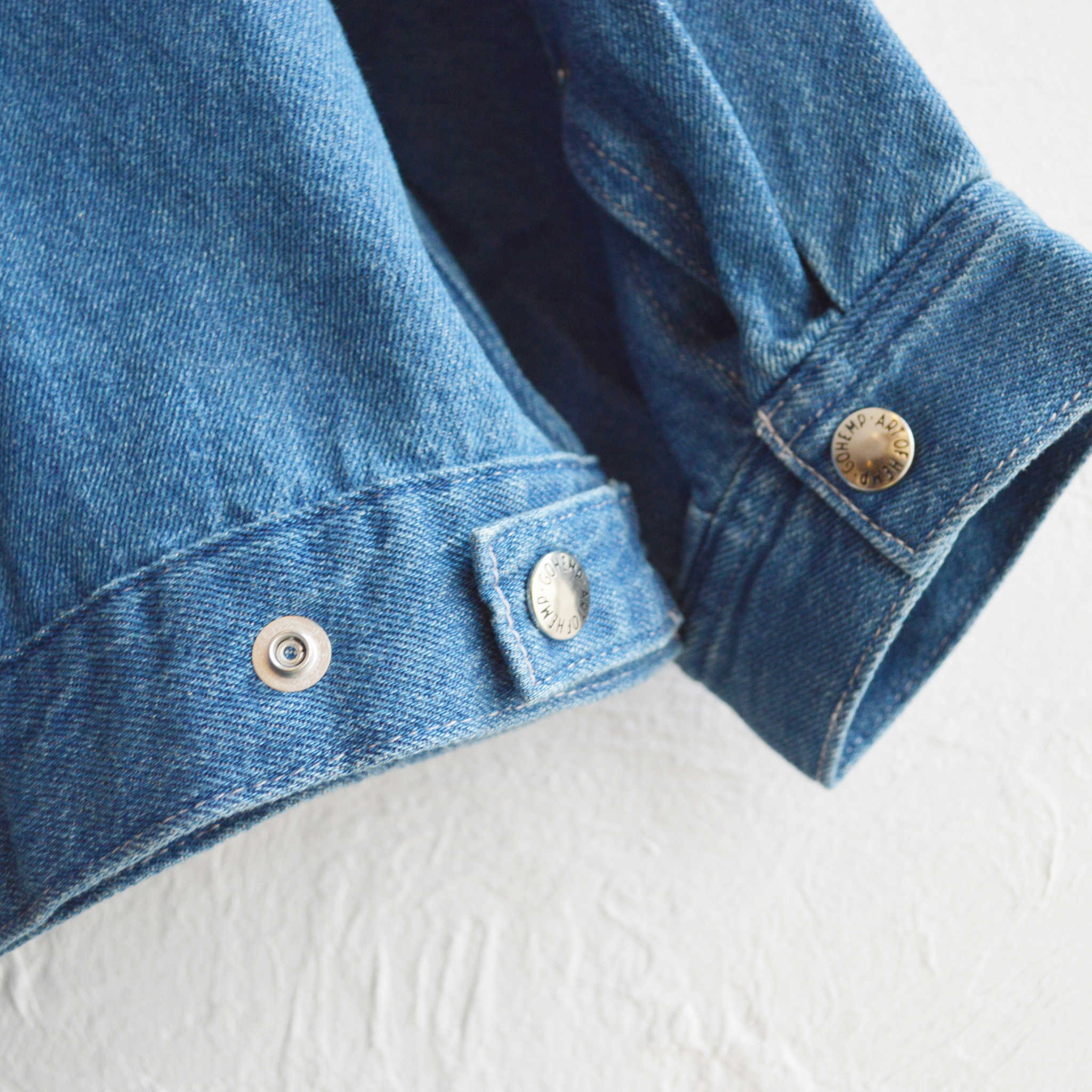 Nasngwam.×GOHEMP ナスングワム ゴーヘンプ / ATELIER DENIM JACKET アトリエデニムジャケット (USED WASH ユーズドウォッシュ)