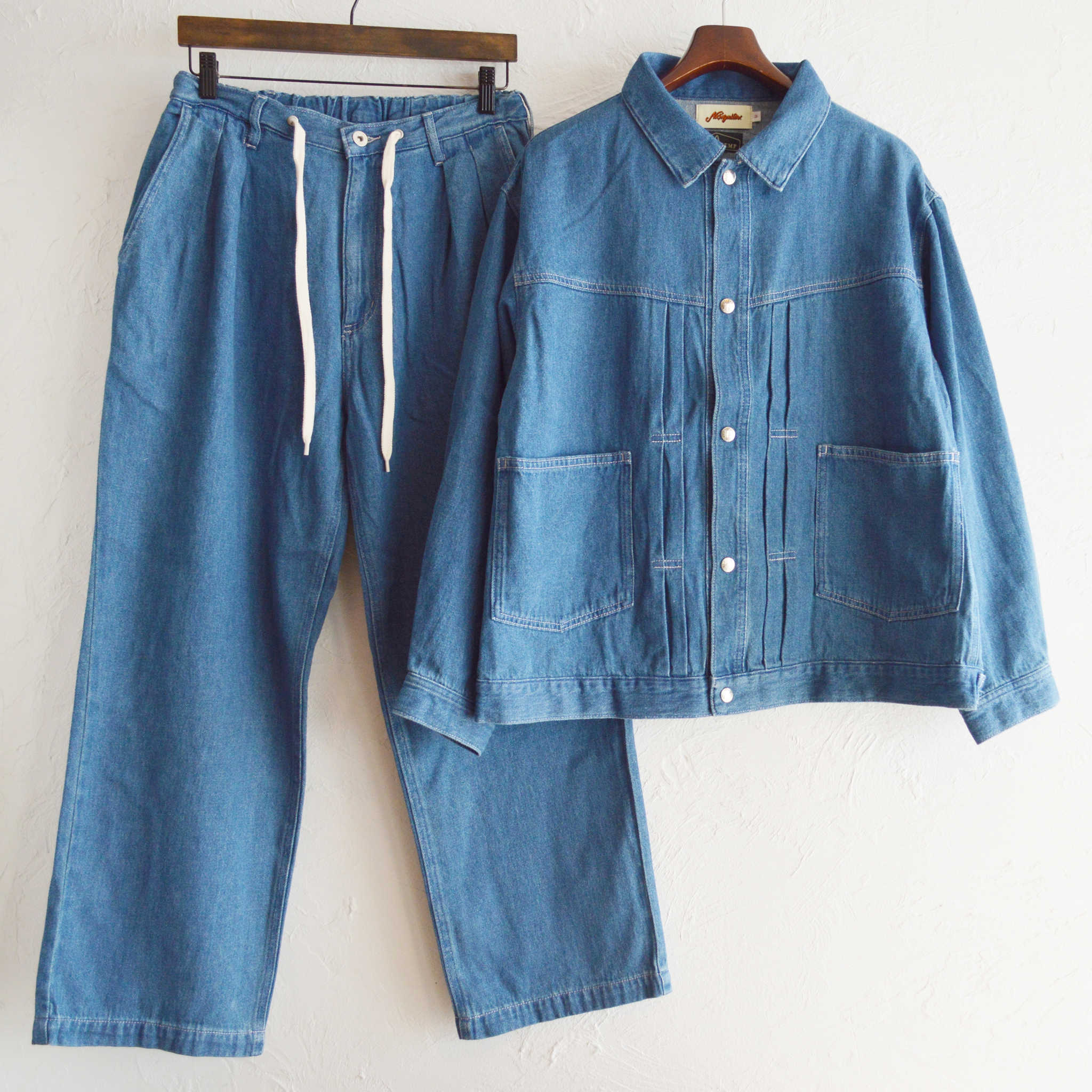 Nasngwam.×GOHEMP ナスングワム ゴーヘンプ / ATELIER DENIM JACKET アトリエデニムジャケット (USED WASH ユーズドウォッシュ)