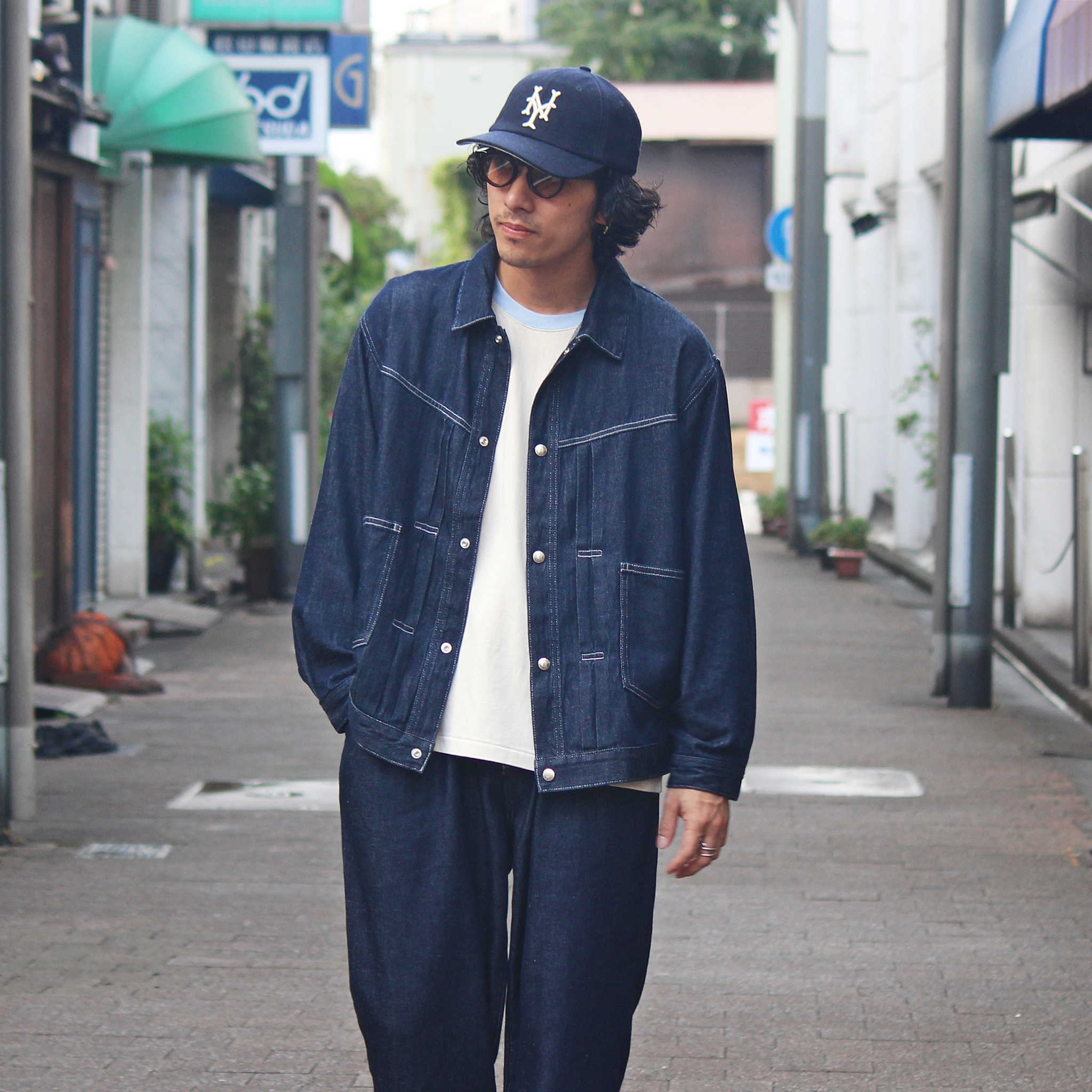 Nasngwam.×GOHEMP ナスングワム ゴーヘンプ / ATELIER DENIM JACKET アトリエデニムジャケット (ONE WASH ワンウォッシュ)