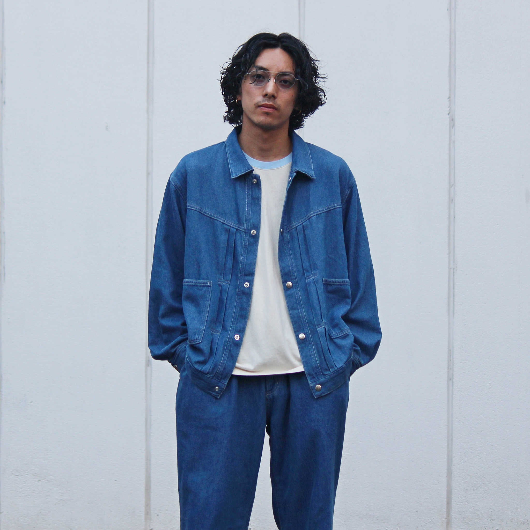 Nasngwam.×GOHEMP ナスングワム ゴーヘンプ / ATELIER DENIM JACKET アトリエデニムジャケット (USED WASH ユーズドウォッシュ)