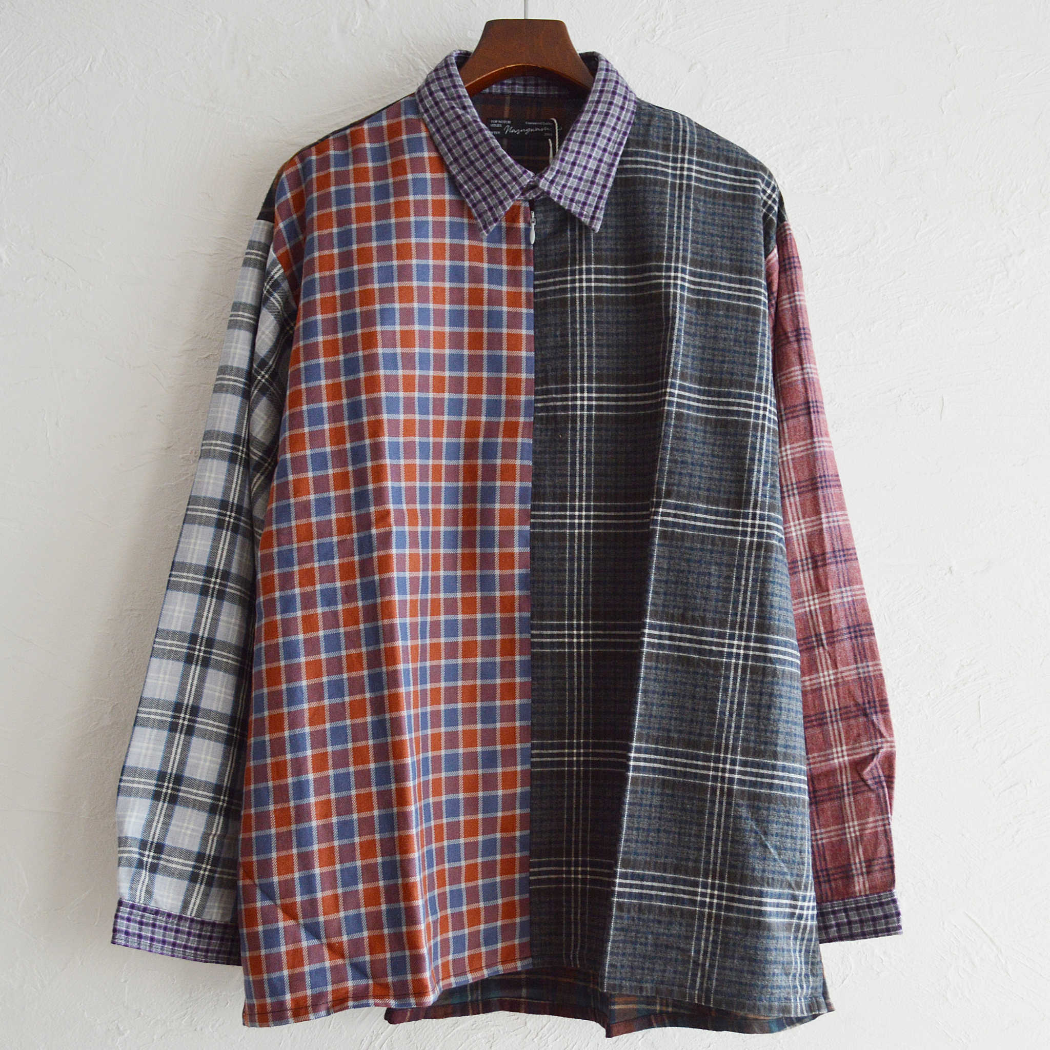 Nasngwam. ナスングワム / CONFRONT SHIRTS コンフロントシャツ Lsize (MULTI マルチ)