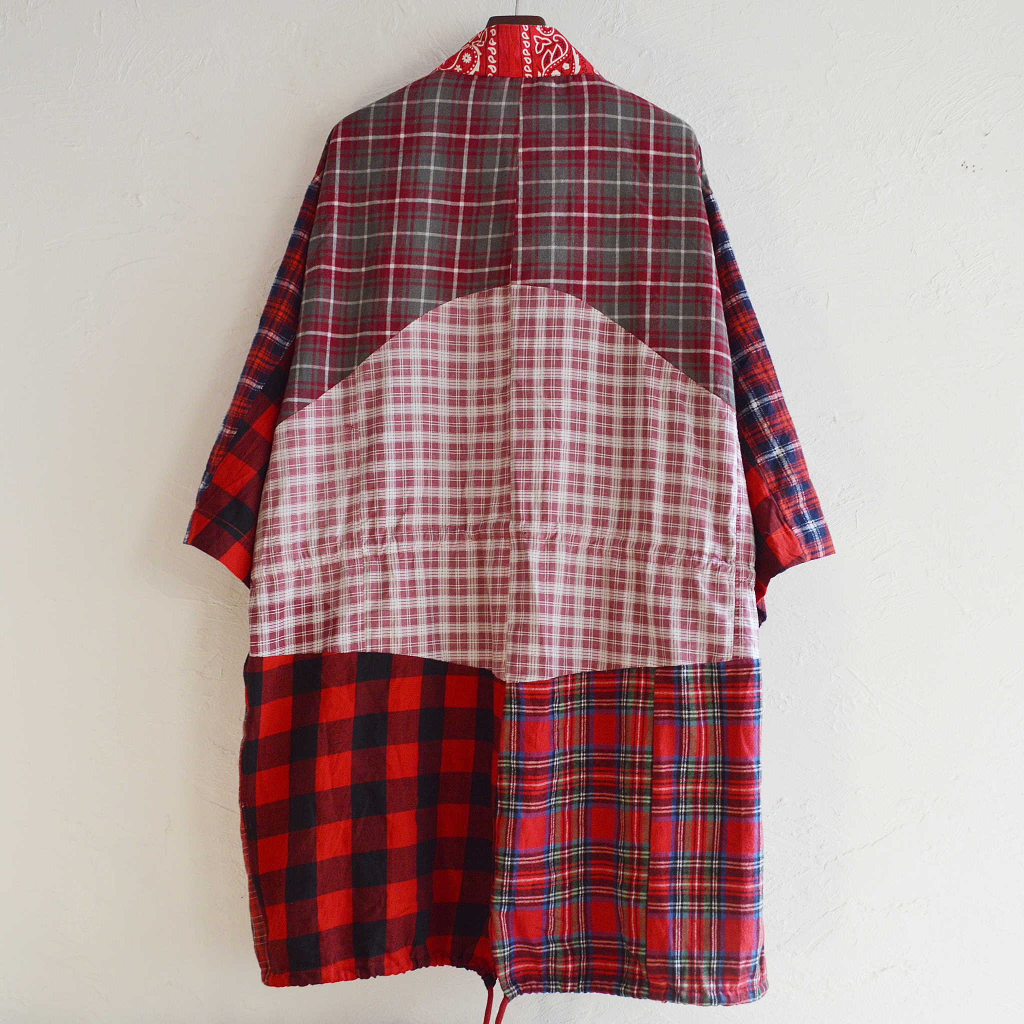 Nasngwam. ナスングワム / ZEN BANDANA COAT ゼンバンダナコート (RED レッド)