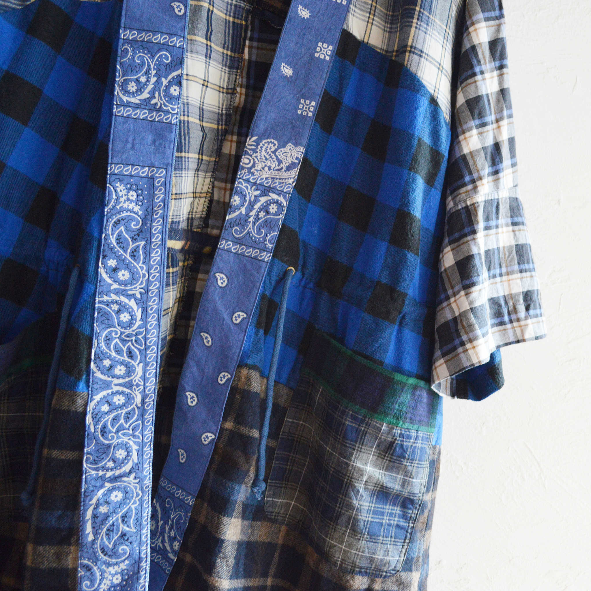 Nasngwam. ナスングワム / ZEN BANDANA COAT ゼンバンダナコート (BLUE ブルー)