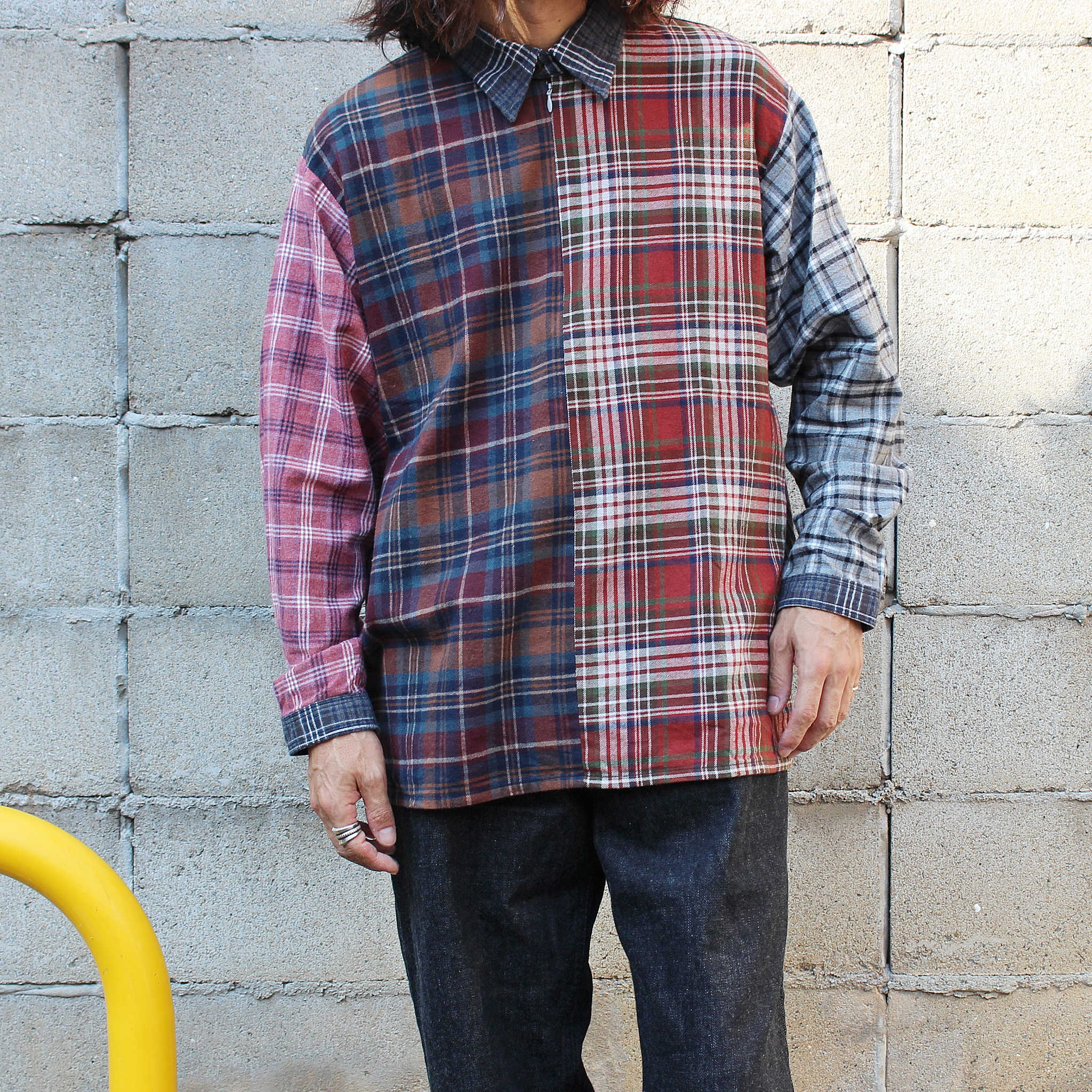 Nasngwam. ナスングワム / CONFRONT SHIRTS コンフロントシャツ Msize (MULTI マルチ)