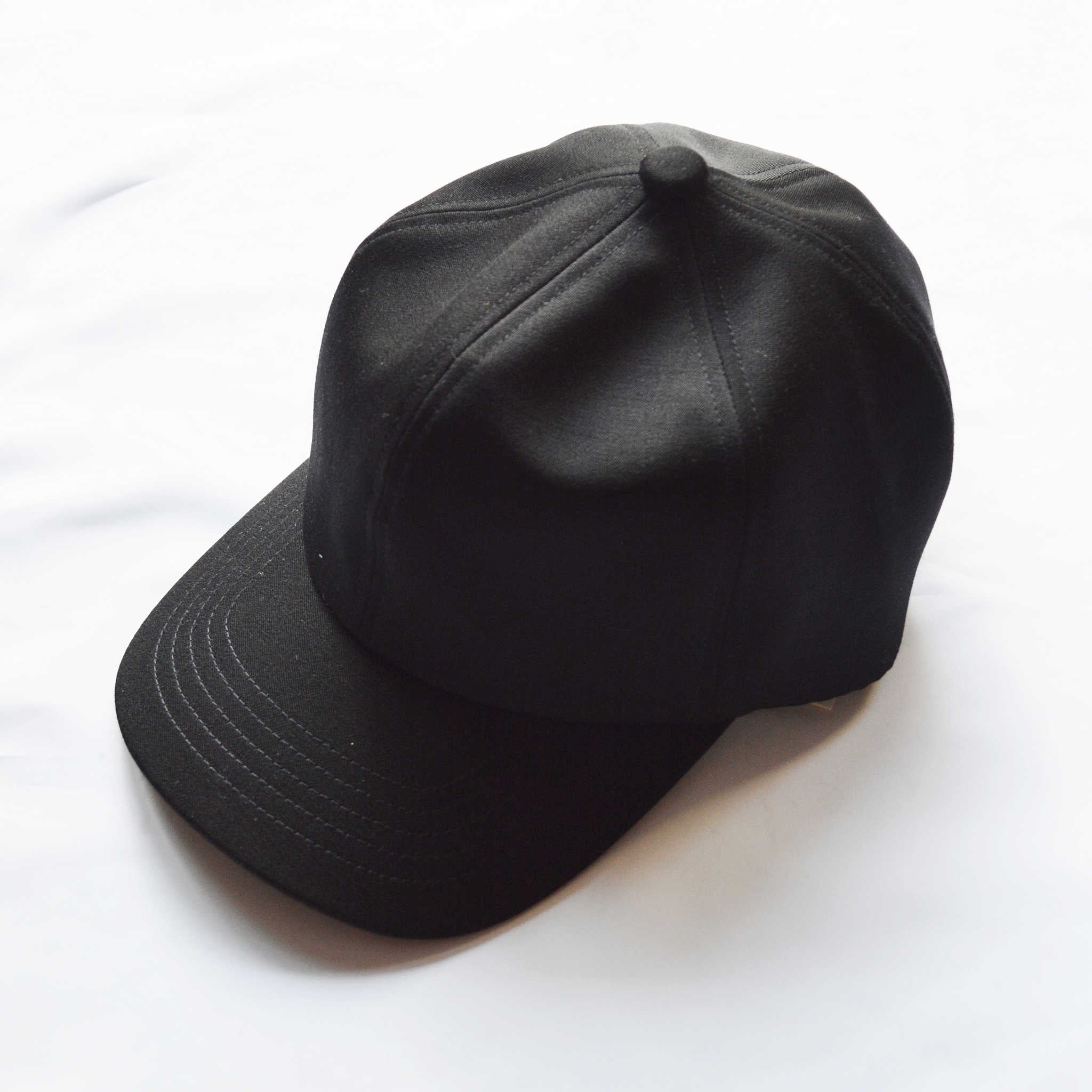 morno モーノ / IMPORT FABRIC BLACK CAP インポートファブリックブラックキャップ (BLACK ブラック)