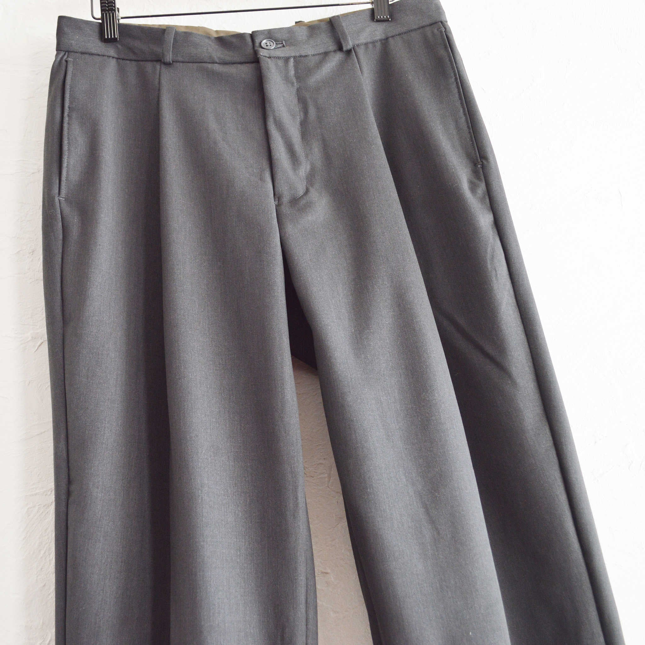 necessary or unnecessary necessary or unnecessary ネセサリーオアアンネセサリー N.O.UN ナウン / SCHOOL BOTTOM’B’ スクールボトム (CHARCOAL チャコール)