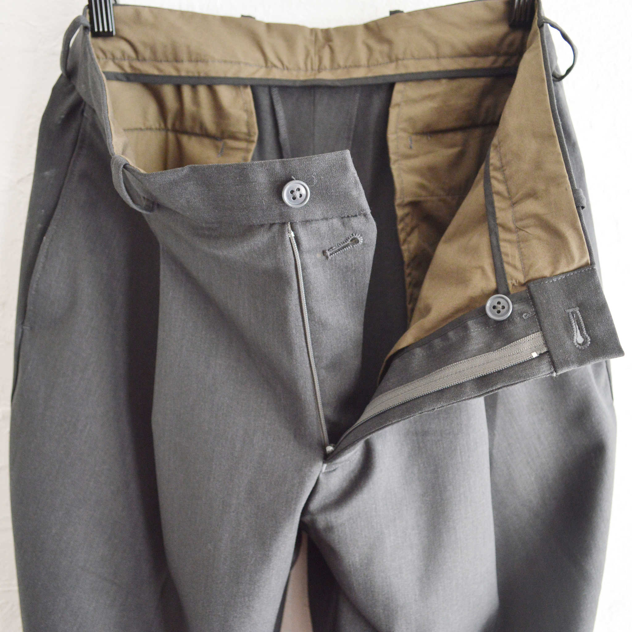 necessary or unnecessary necessary or unnecessary ネセサリーオアアンネセサリー N.O.UN ナウン / SCHOOL BOTTOM’B’ スクールボトム (CHARCOAL チャコール)