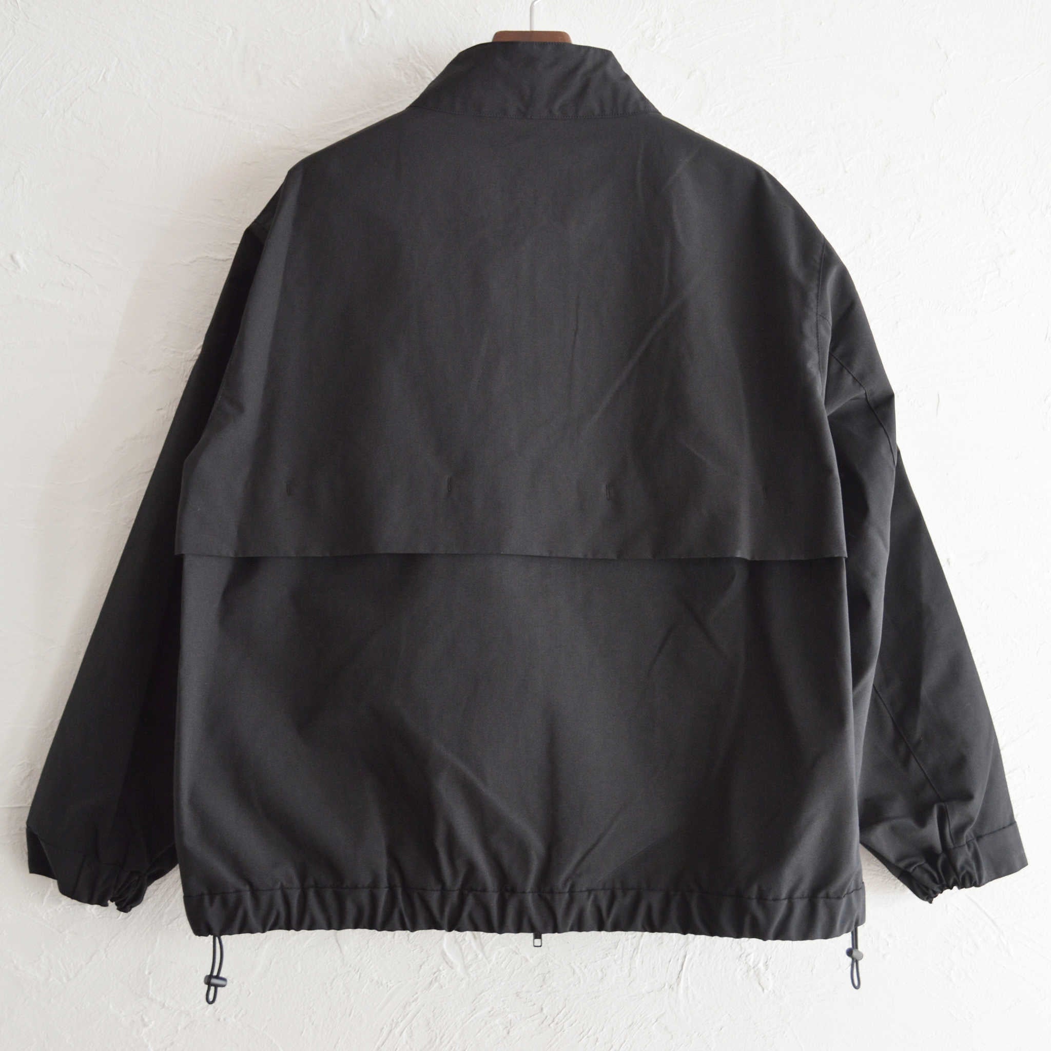 LAMOND ラモンド / STAND NECK WIDE BLOUSON スタンドネックワイドブルゾン (BLACK ブラック)