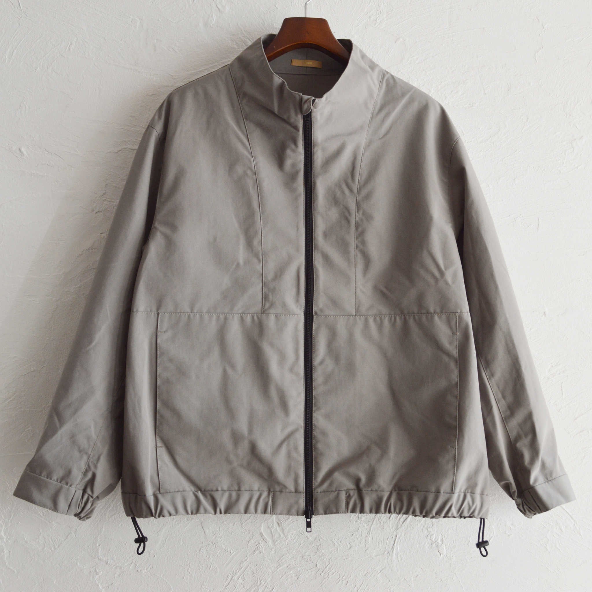 LAMOND ラモンド / STAND NECK WIDE BLOUSON スタンドネックワイドブルゾン (GREIGE グレージュ)