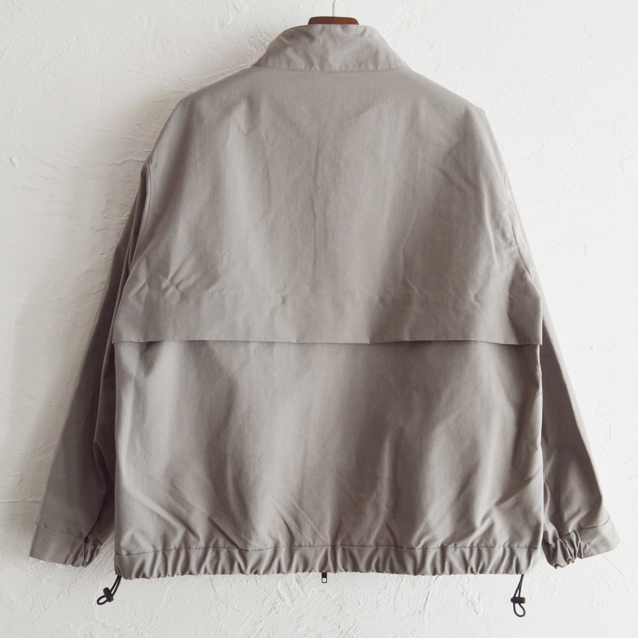 LAMOND ラモンド / STAND NECK WIDE BLOUSON スタンドネックワイドブルゾン (GREIGE グレージュ)