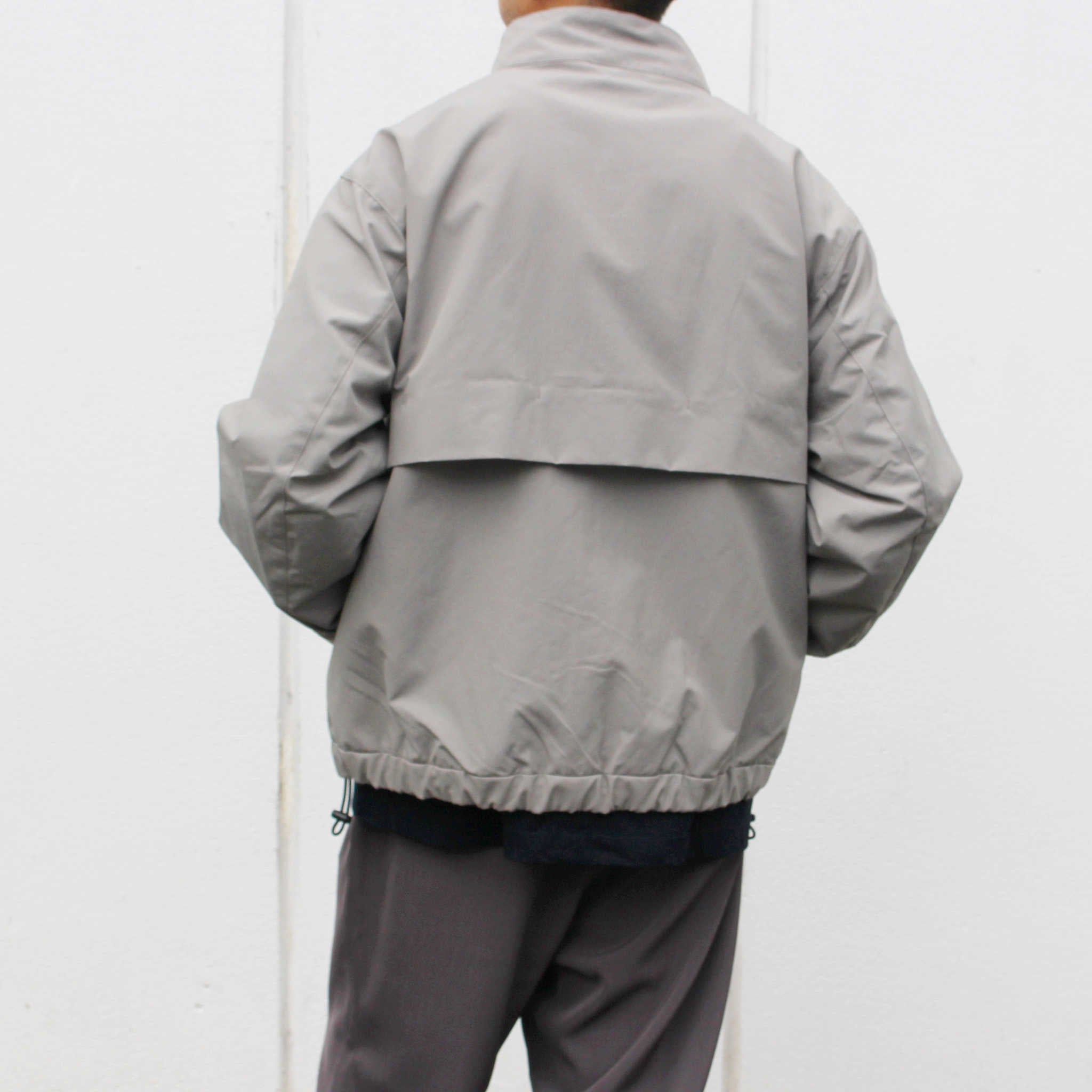 LAMOND ラモンド / STAND NECK WIDE BLOUSON スタンドネックワイドブルゾン (GREIGE グレージュ)