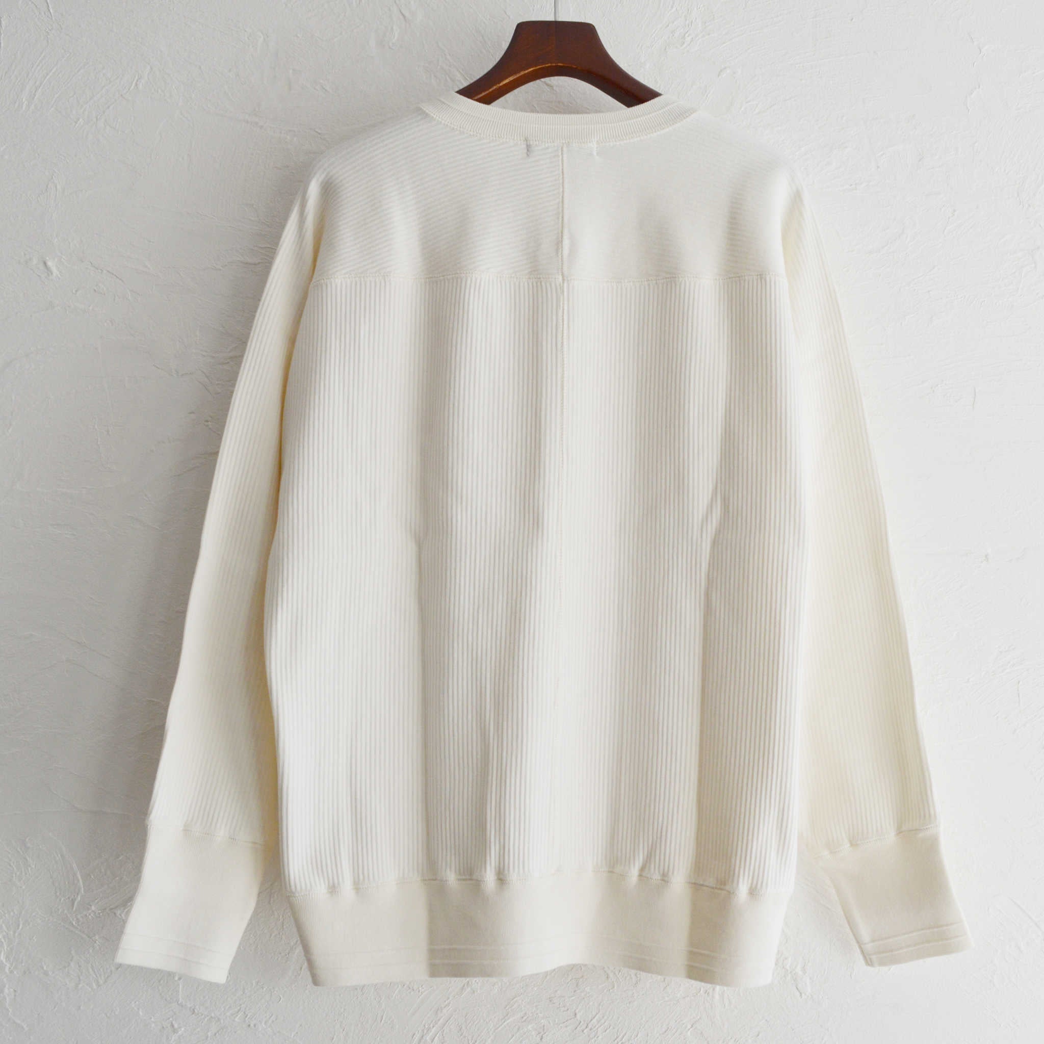 Nasngwam. ナスングワム / SWEDE HENLEY L/S TEE スウェードヘンリーエルエスティー (NATURAL ナチュラル)