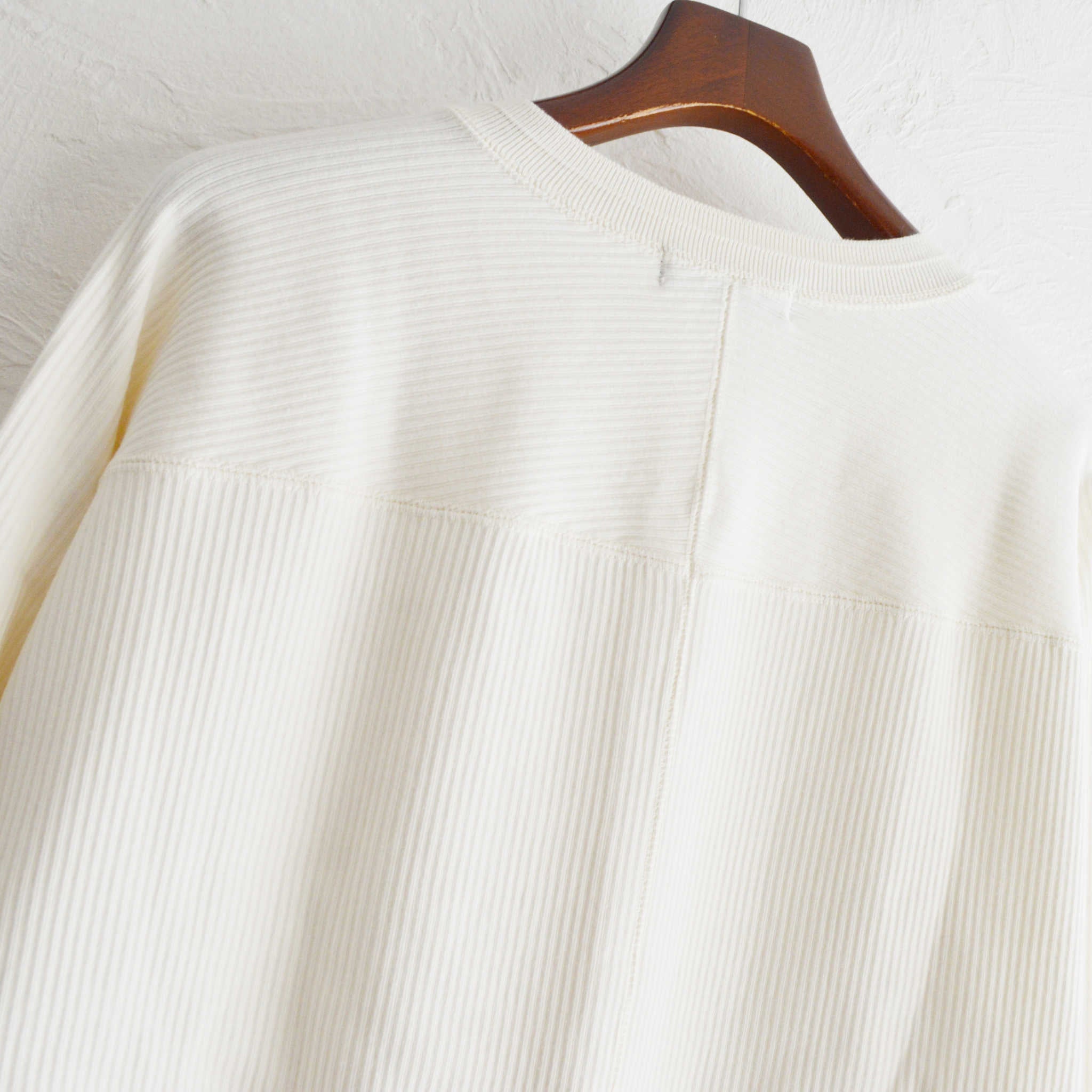 Nasngwam. ナスングワム / SWEDE HENLEY L/S TEE スウェードヘンリーエルエスティー (NATURAL ナチュラル)