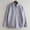 LAMOND ラモンド / HALF ZIP SWEAT ハーフジップスウェット (LAVENDER ラベンダー)