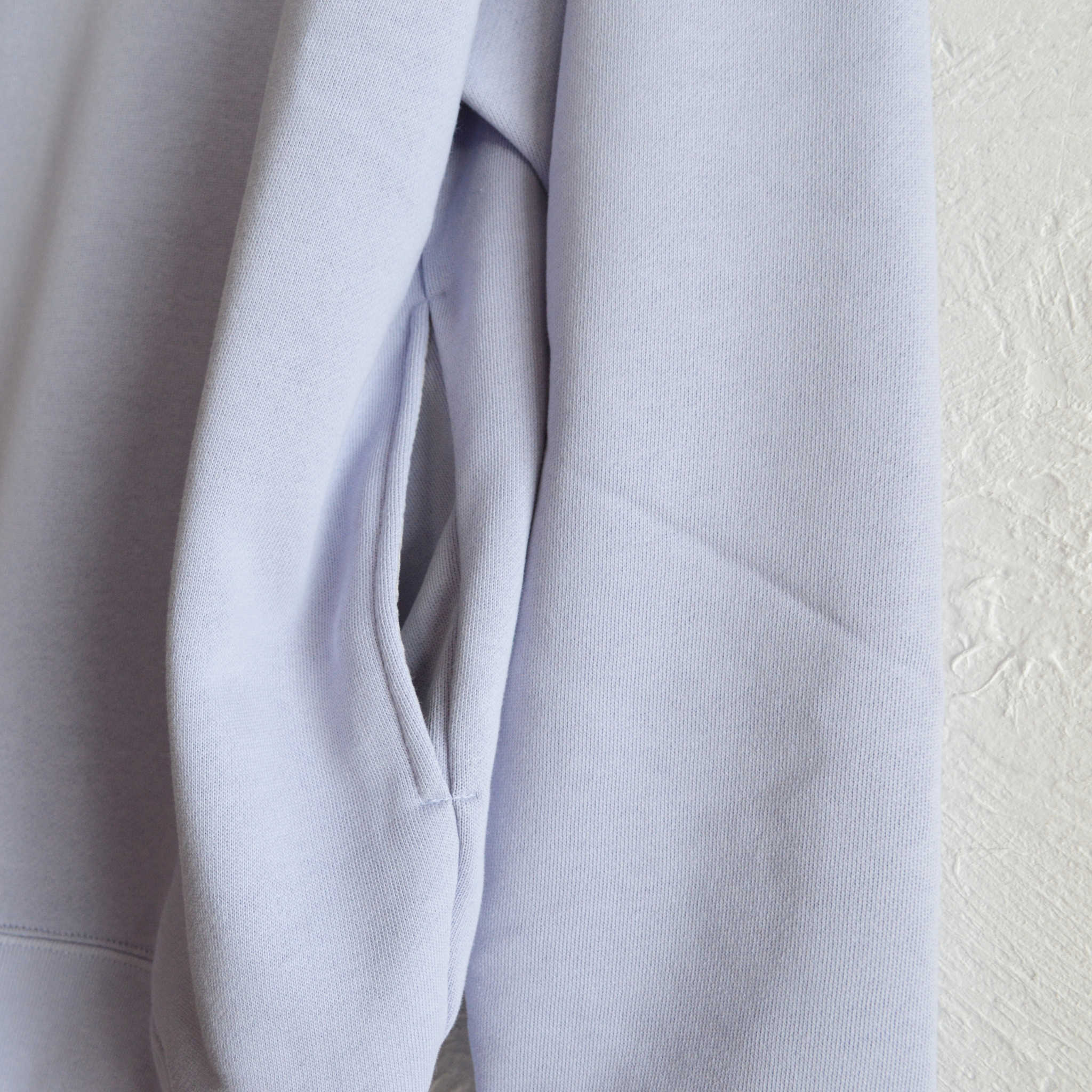 LAMOND ラモンド / HALF ZIP SWEAT ハーフジップスウェット (LAVENDER ラベンダー)