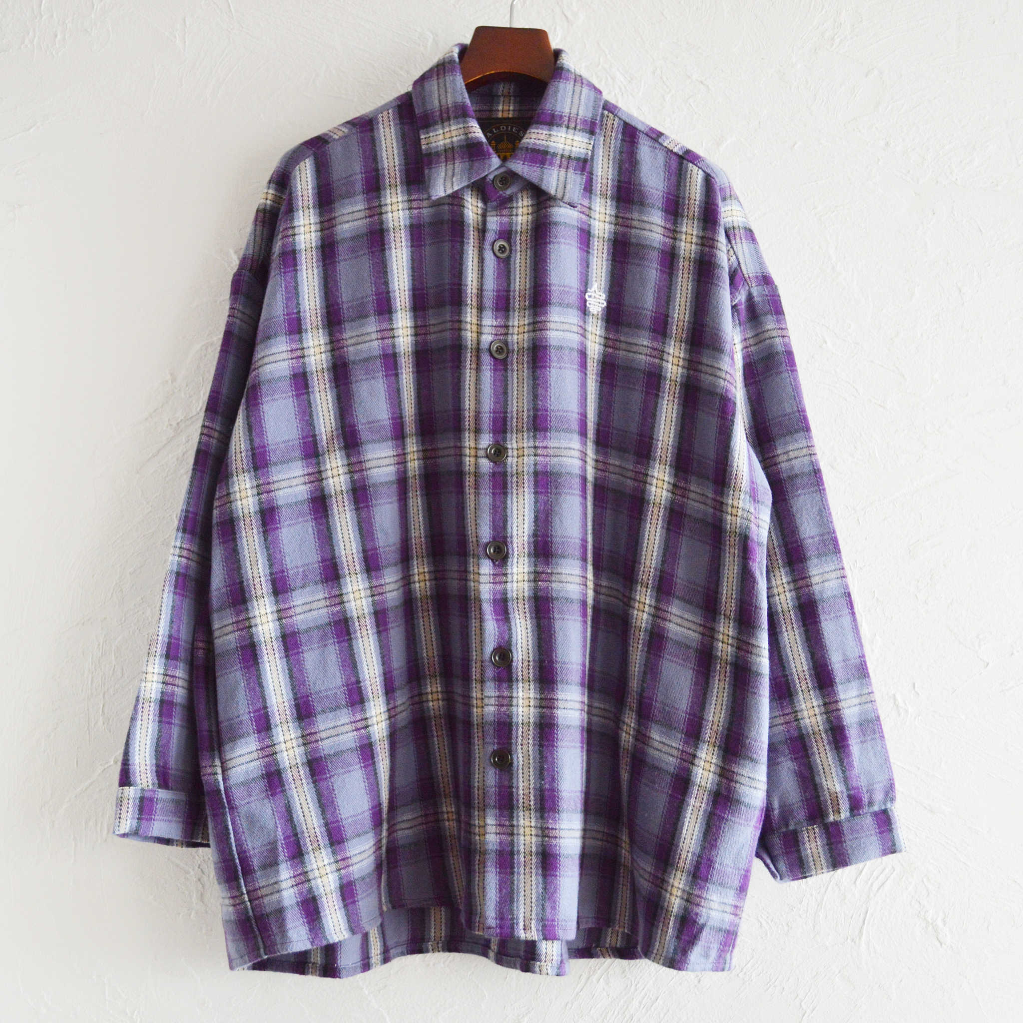 ALDIES アールディーズ / Large Nelshirts ラージネルシャツ (NAVY ネイビー)