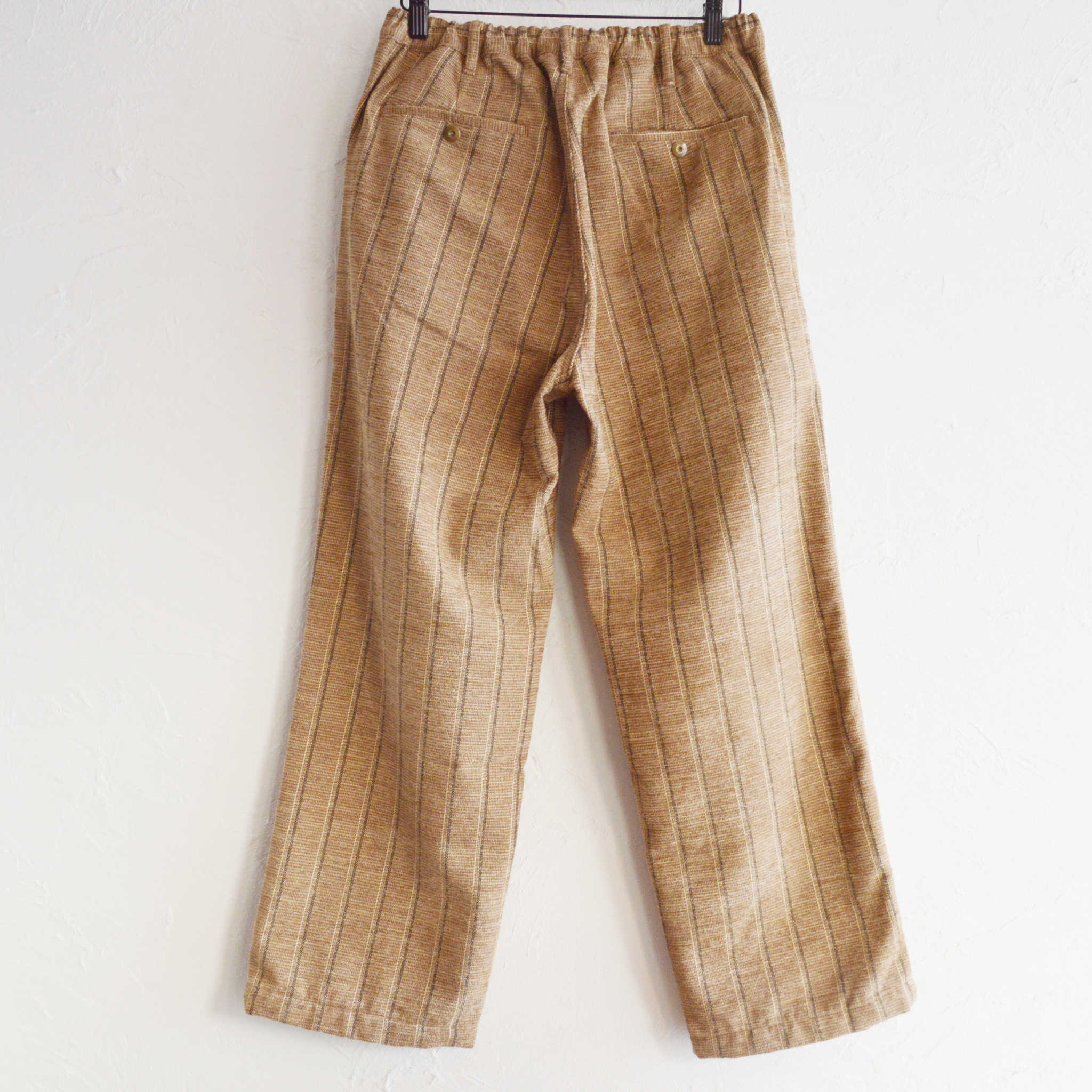 Nasngwa. ナスングワム / LUMBER TUCK PANTS ランバータックパンツ (BEIGE ベージュ)