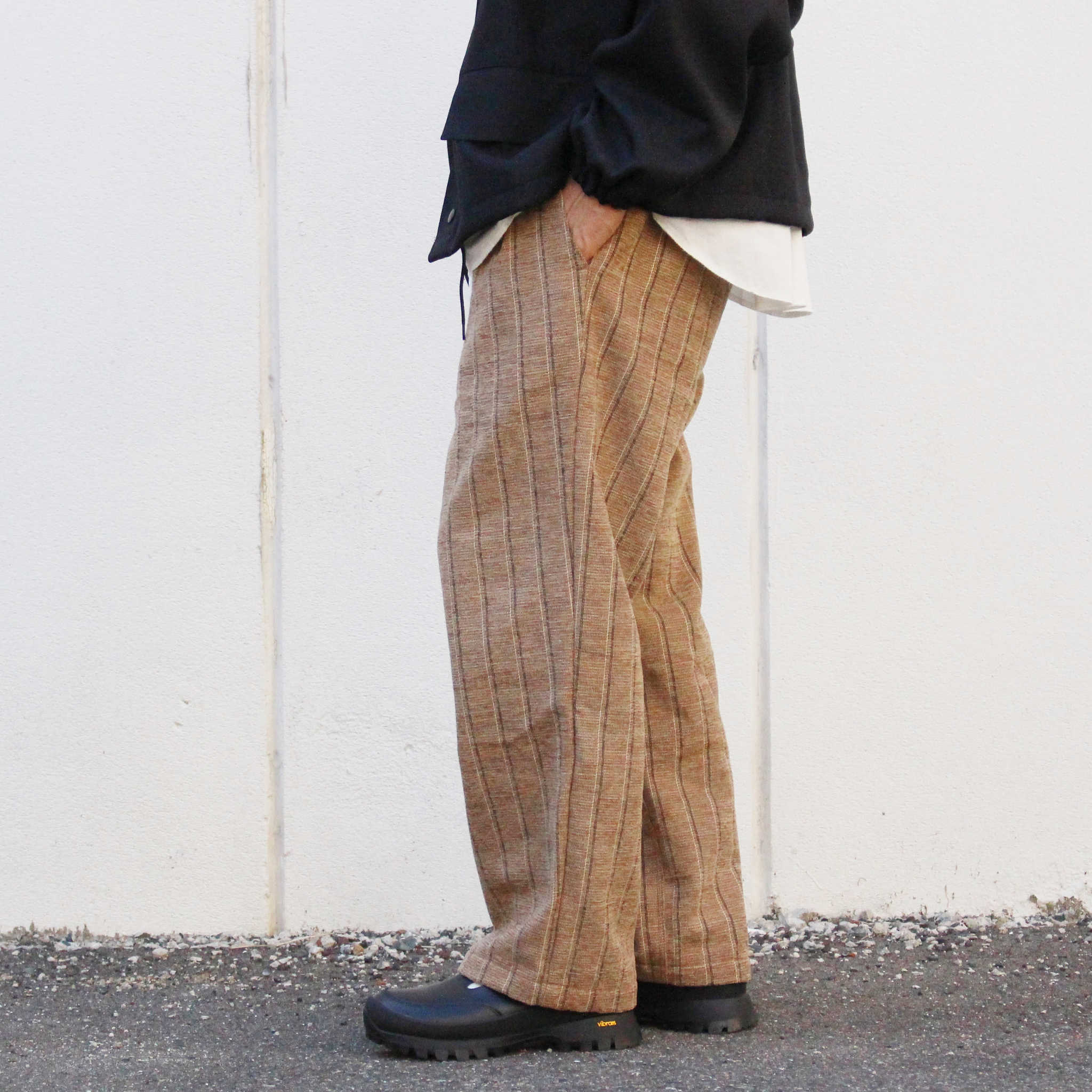 Nasngwa. ナスングワム / LUMBER TUCK PANTS ランバータックパンツ (BEIGE ベージュ)