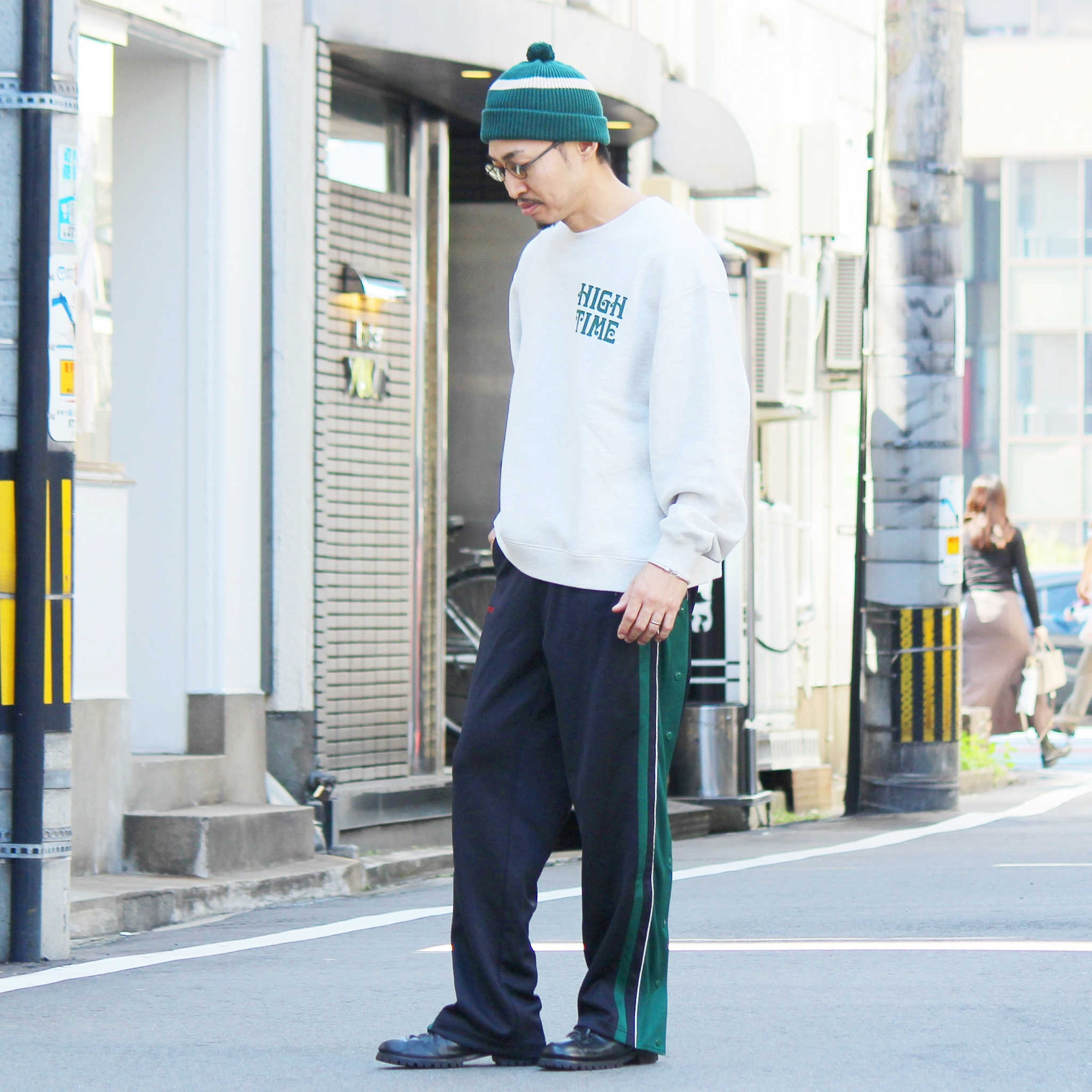 IMPRESTORE インプレストア / WARREN | BASKET JERSEY PANTS バスケットジャージパンツ (BLACK ブラック)