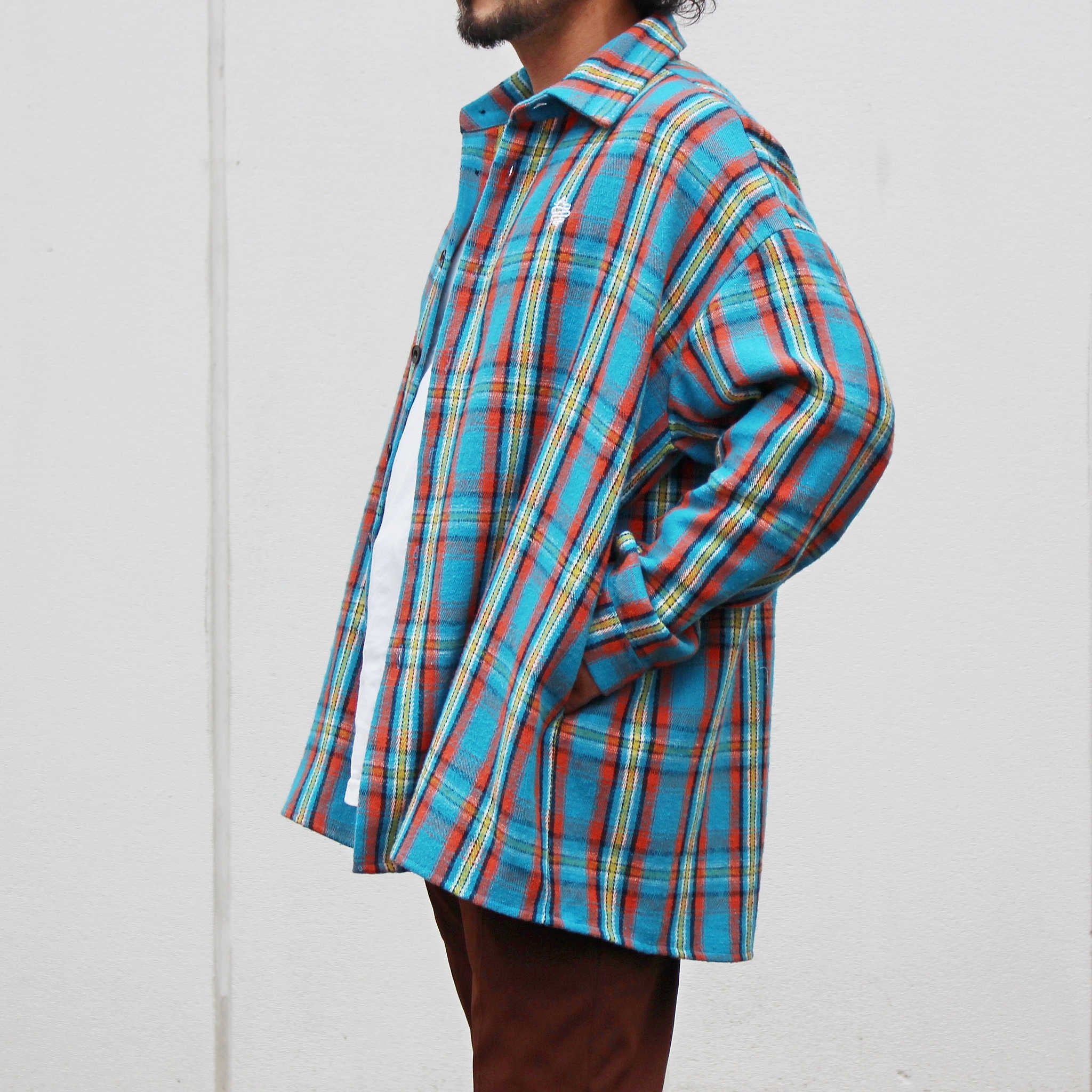 ALDIES アールディーズ / Large Nelshirts ラージネルシャツ (BLUE ブルー)