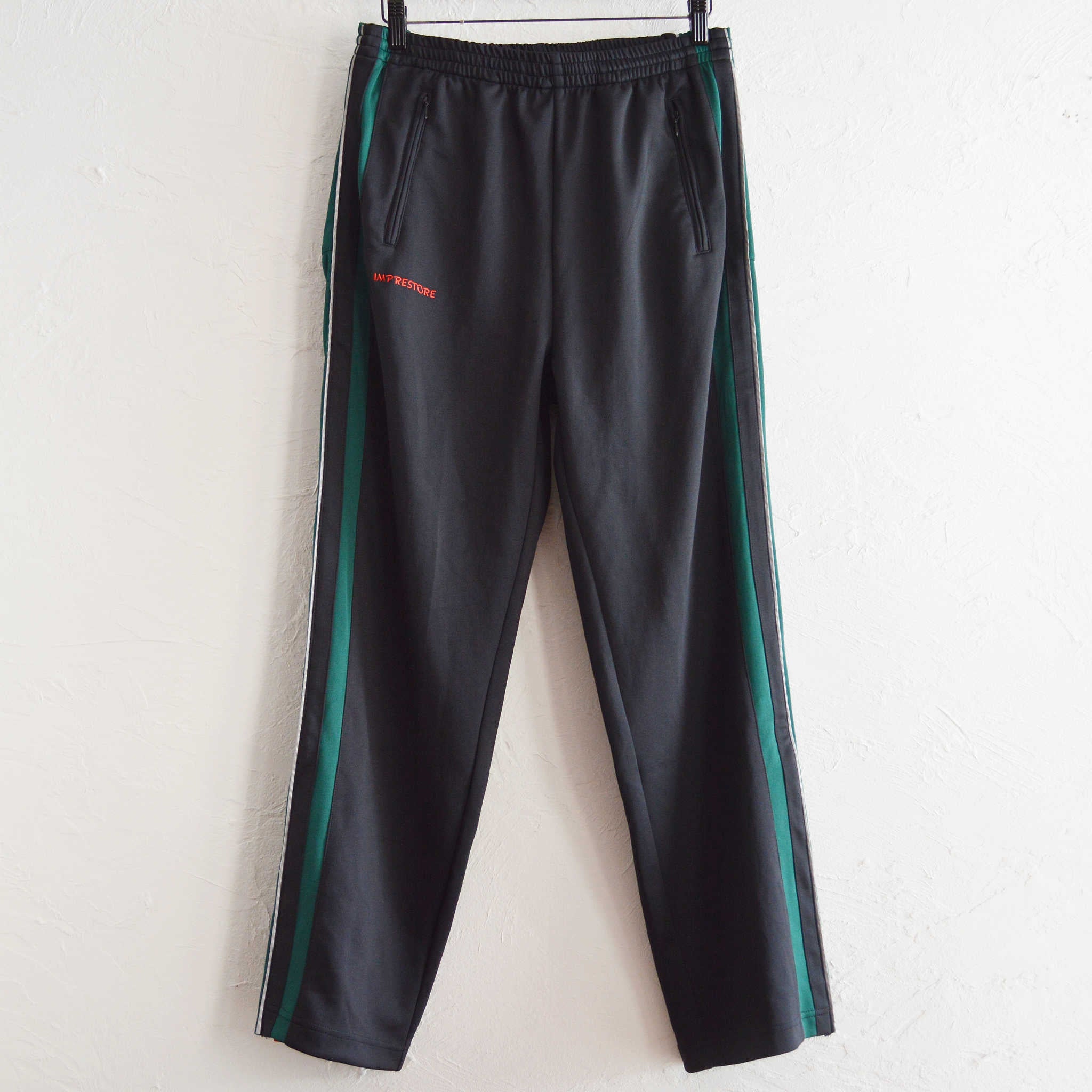 IMPRESTORE インプレストア / WARREN | BASKET JERSEY PANTS バスケットジャージパンツ (BLACK ブラック)