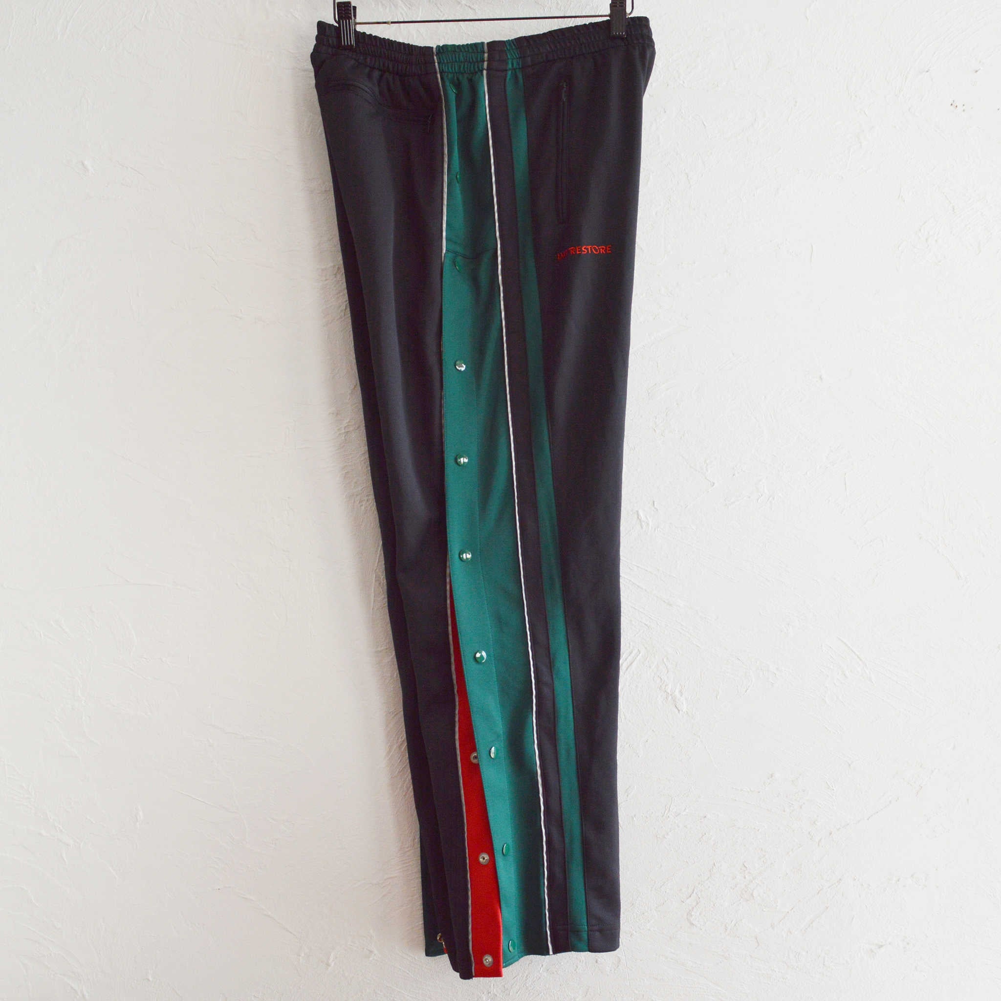 IMPRESTORE インプレストア / WARREN | BASKET JERSEY PANTS バスケットジャージパンツ (BLACK ブラック)