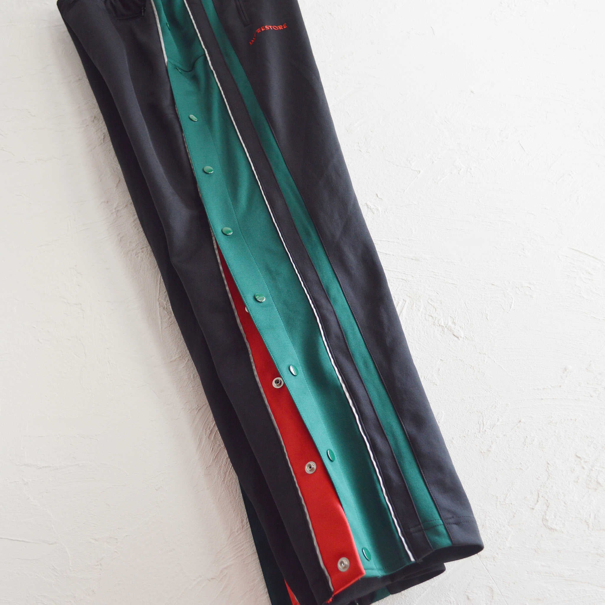 IMPRESTORE インプレストア / WARREN | BASKET JERSEY PANTS バスケットジャージパンツ (BLACK ブラック)