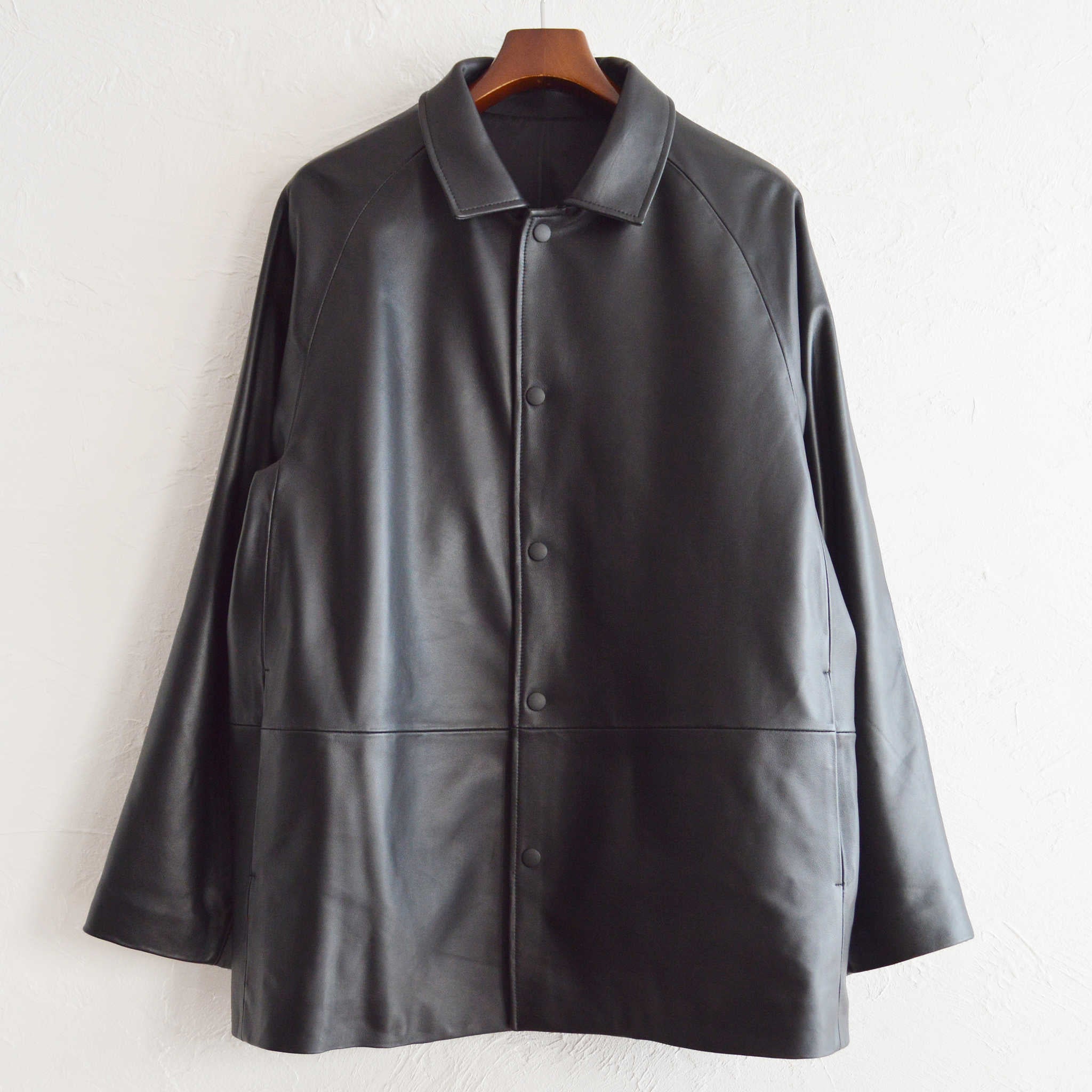 AWESOME LEATHER オーサムレザー / COACH JACKET コーチジャケット (BLACK ブラック)