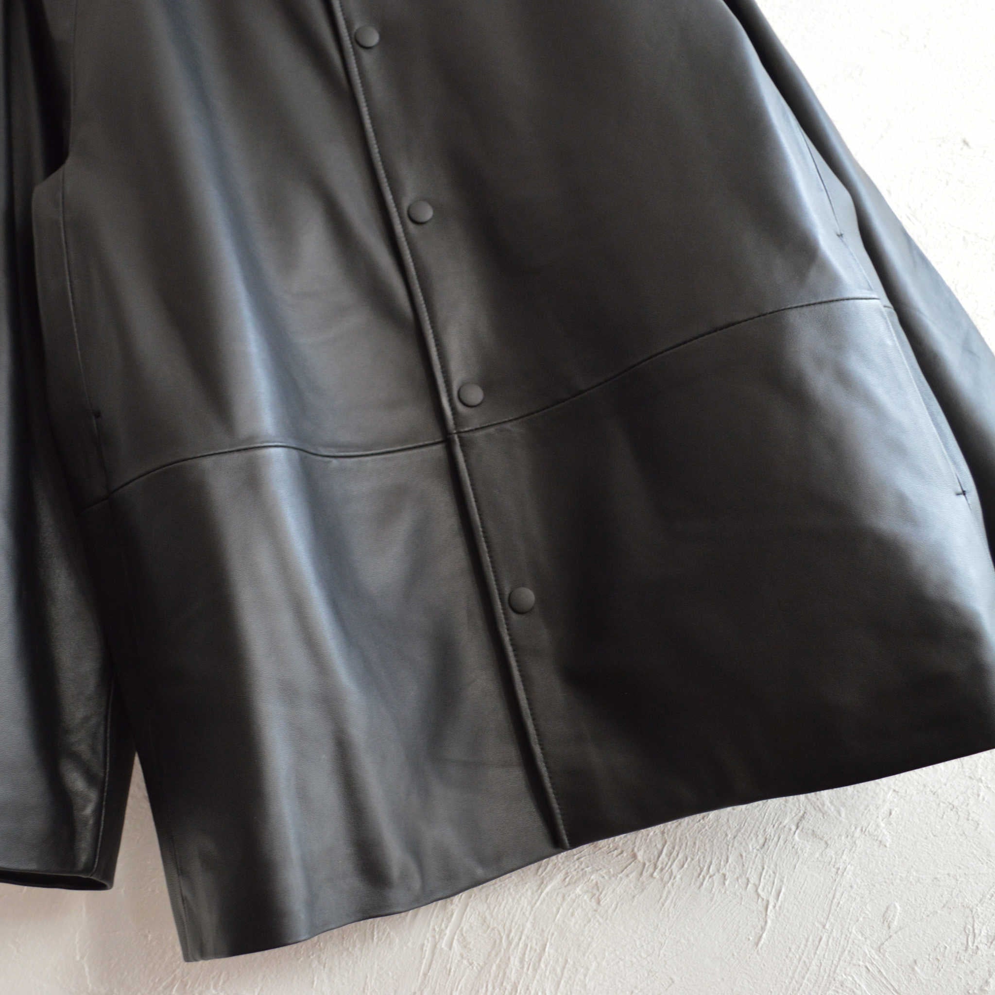 AWESOME LEATHER オーサムレザー / COACH JACKET コーチジャケット (BLACK ブラック)