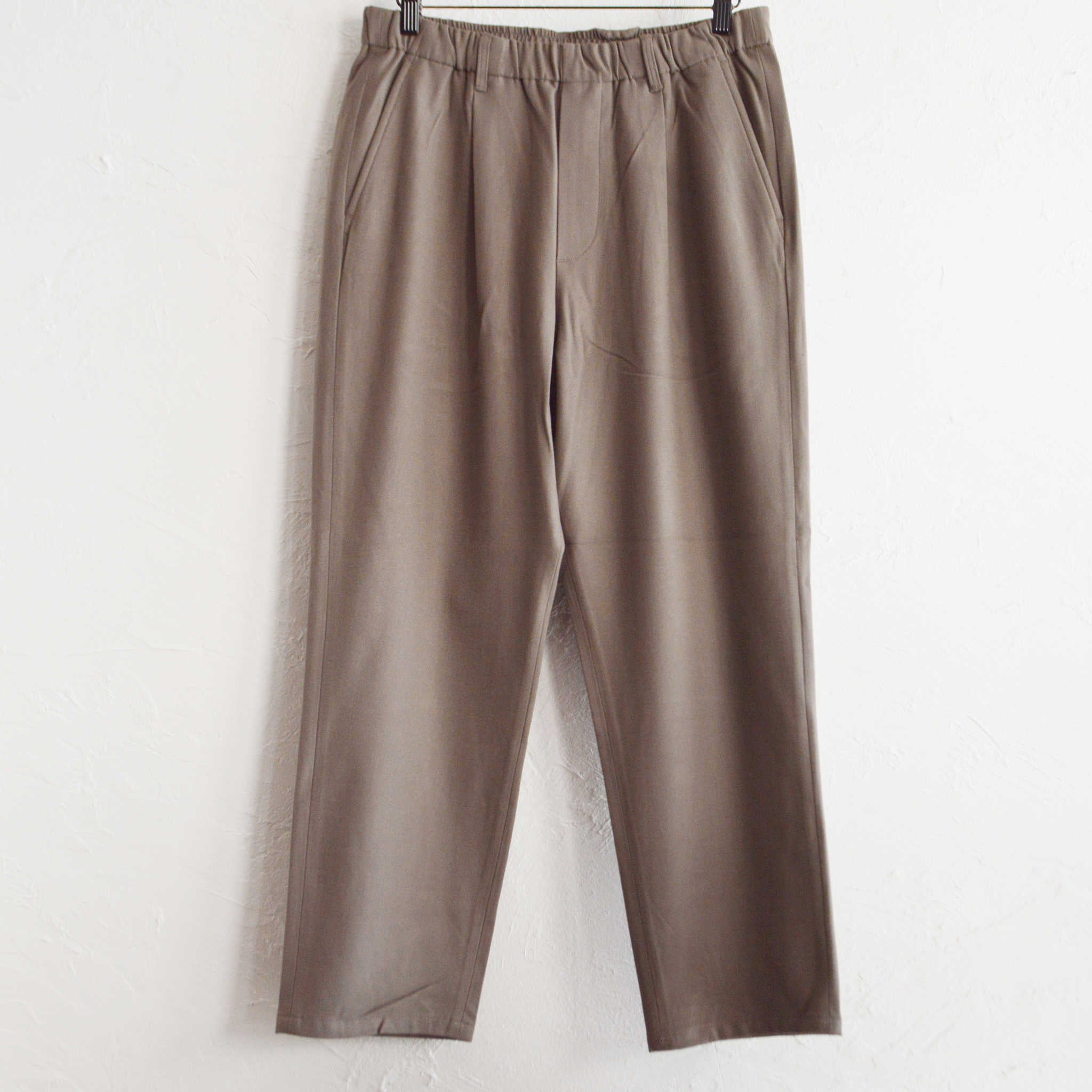 LAMOND ラモンド / CASHMERE TOUCH EASY SLACKS カシミアタッチイージースラックス (GREIGE グレージュ)