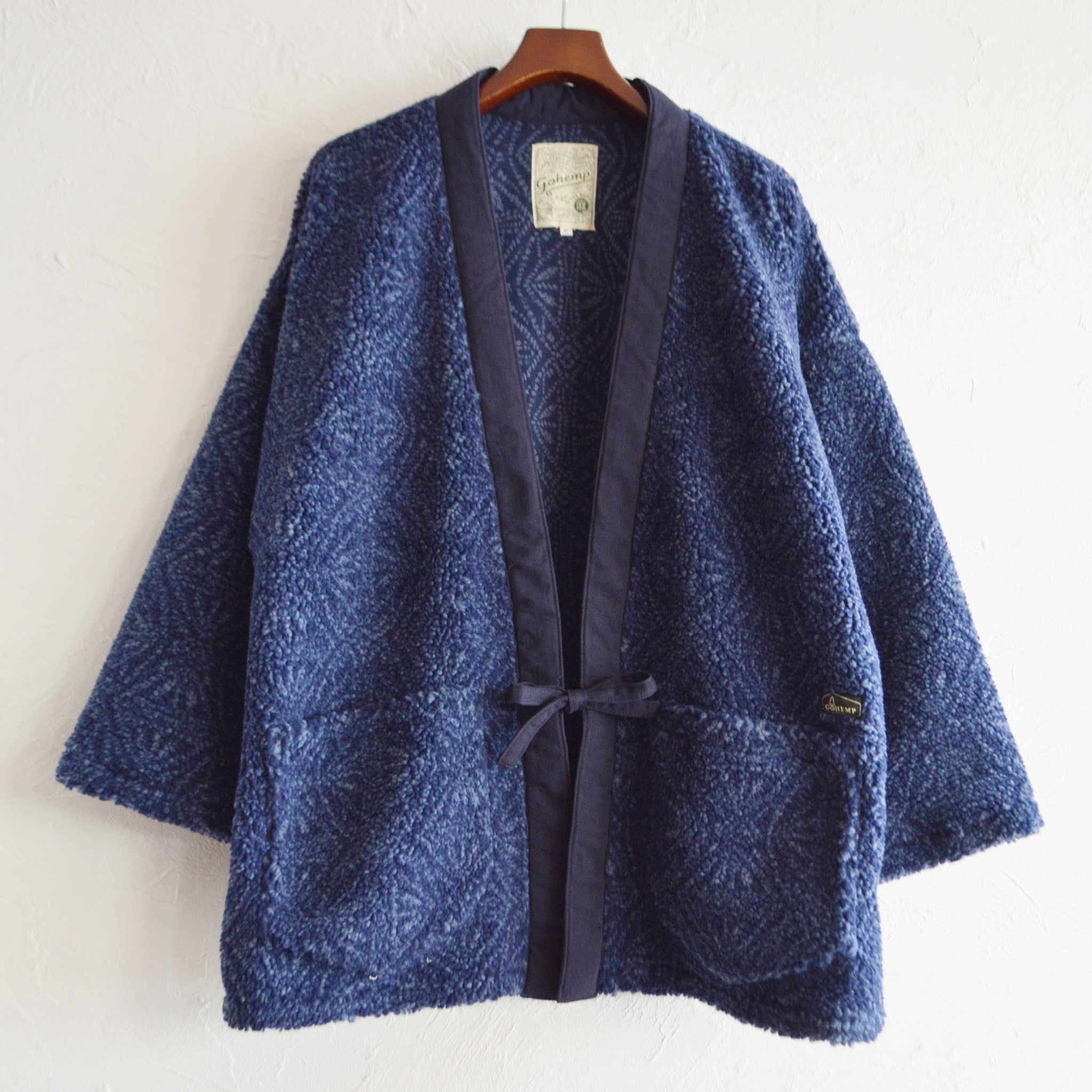 GOHEMP ゴーヘンプ / HAORI JACKET ハオリジャケット (NAVY ネイビー)