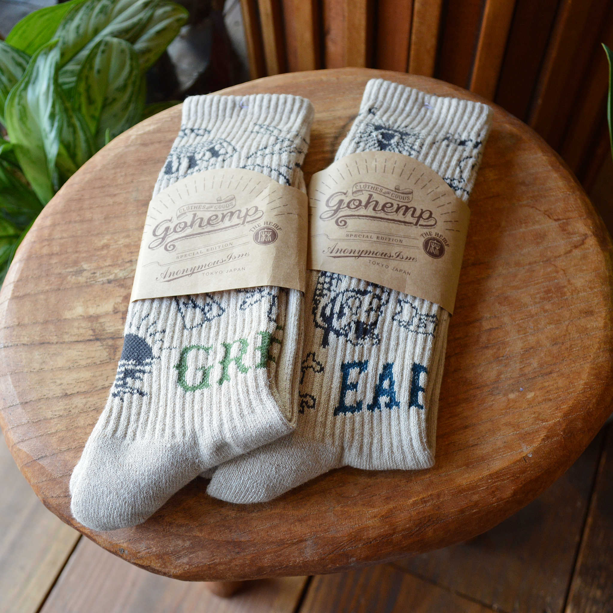 GOHEMP ゴーヘンプ / GREEN EARTH CREW SOCKS グリーンアースクルーソックス