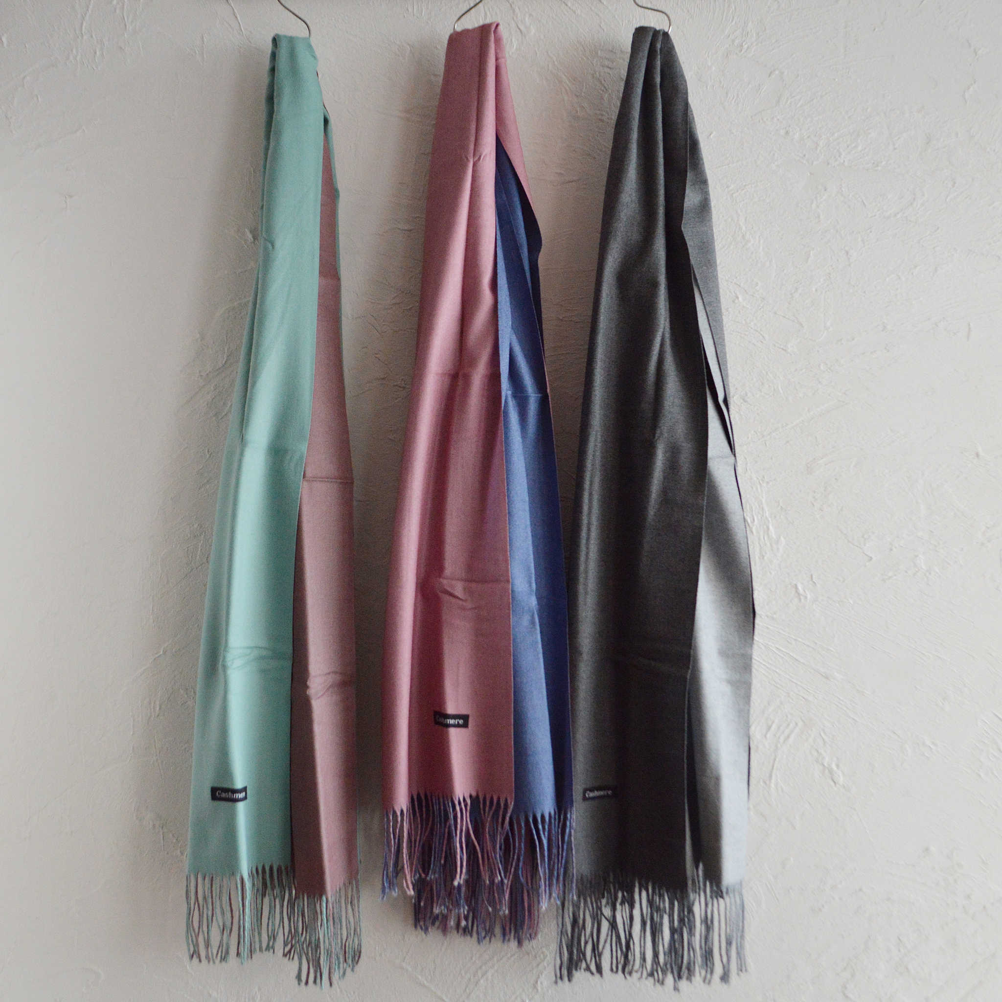 BIG.P.PRODUCTS ビッグピープロダクト / 2-PLY TWO TONE CASHMERE STOLE ツートーンカシミヤストール