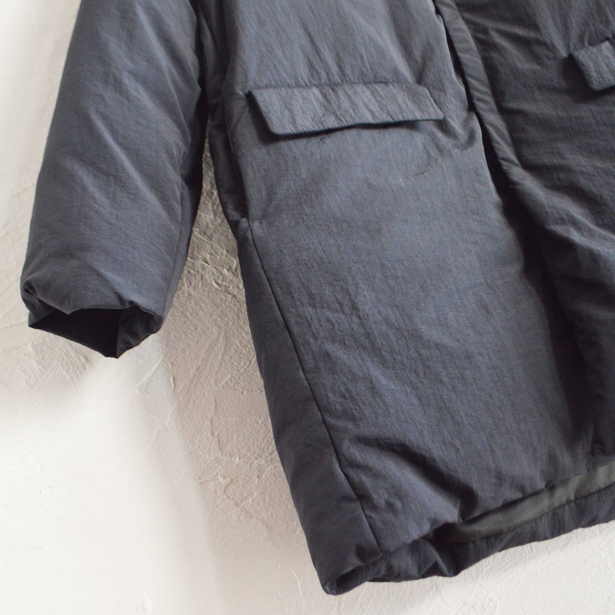 LAMOND ラモンド / LIGHT SHELL STAND DOWN COAT ライトシェルダウンコート (BLACK ブラック)