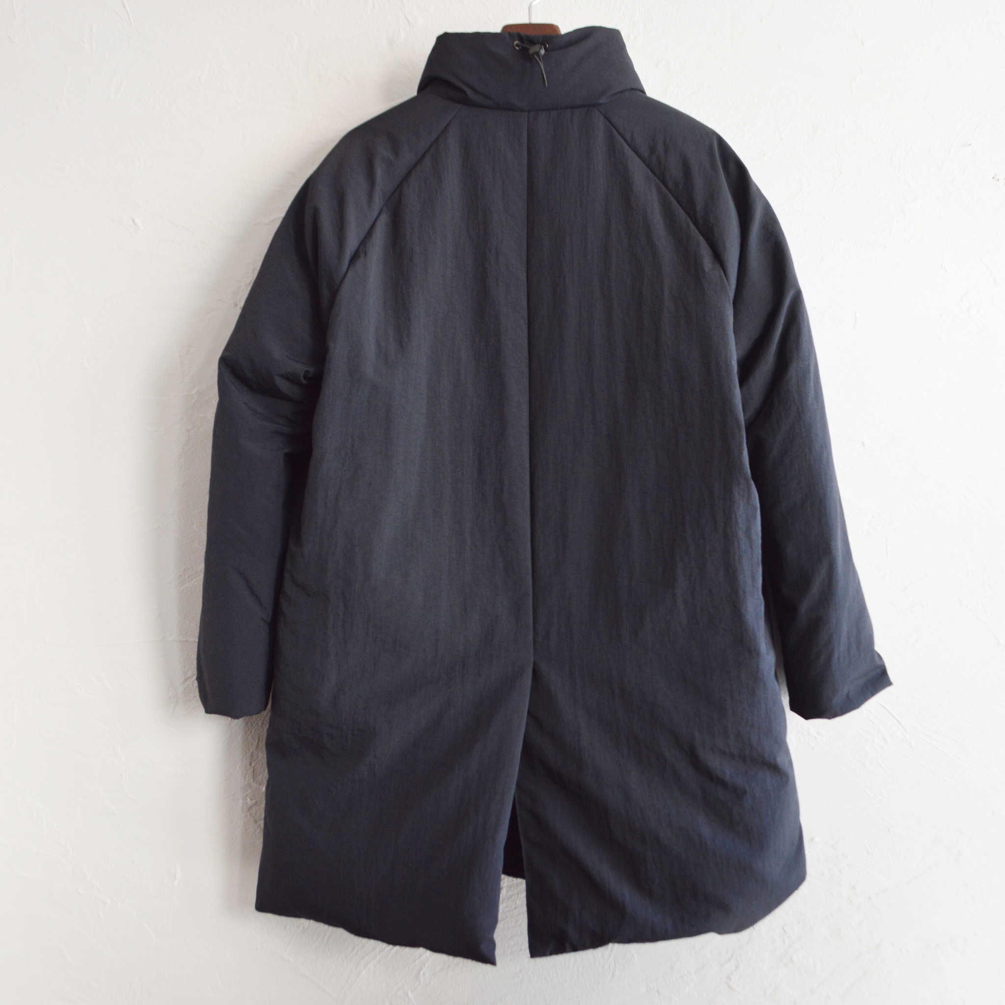 LAMOND ラモンド / LIGHT SHELL STAND DOWN COAT ライトシェルダウンコート (BLACK ブラック)