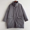 LAMOND ラモンド / LIGHT SHELL STAND DOWN COAT ライトシェルダウンコート (CHARCOAL チャコール)