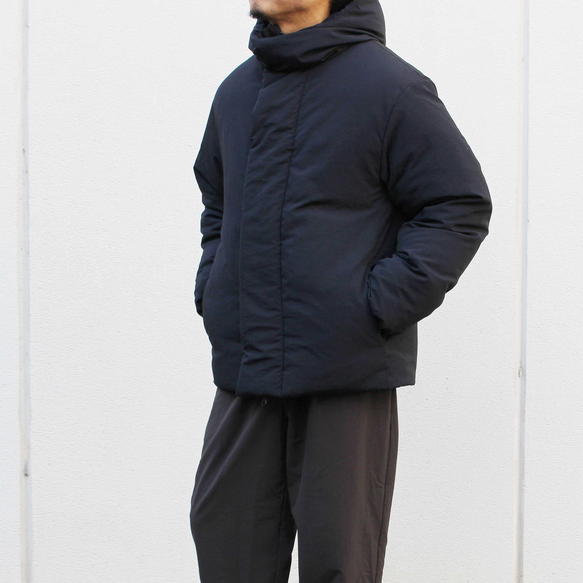 LAMOND ラモンド / LIGHT SHELL DOWN PARKA ライトシェルダウンパーカー (BLACK ブラック)