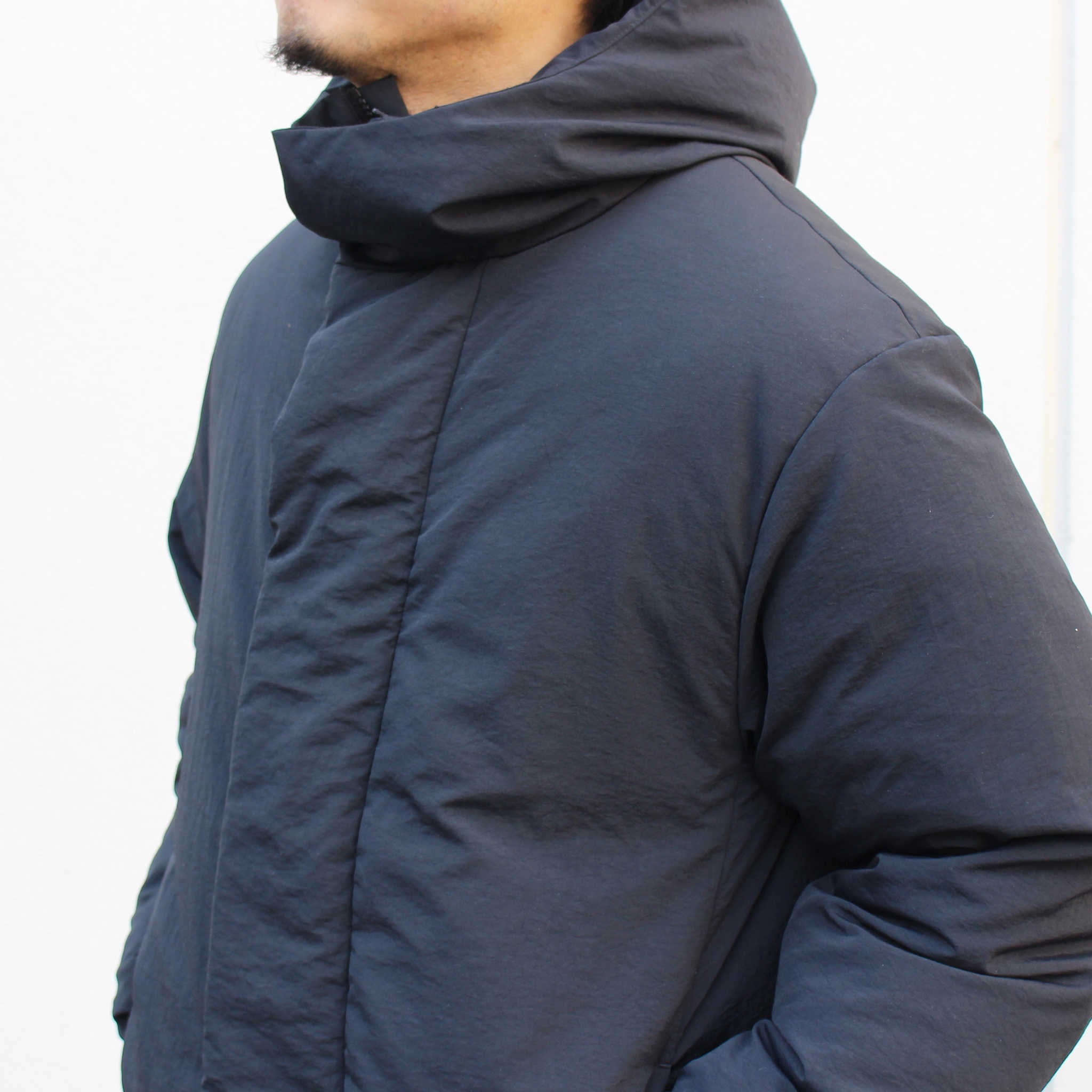 LAMOND ラモンド / LIGHT SHELL DOWN PARKA ライトシェルダウンパーカー (BLACK ブラック)