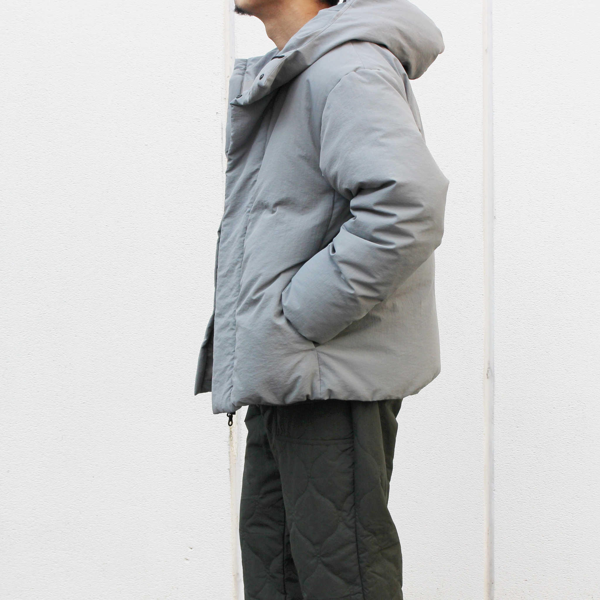 LAMOND ラモンド / LIGHT SHELL DOWN PARKA ライトシェルダウンパーカー (SAGE GRAY セージグレー)