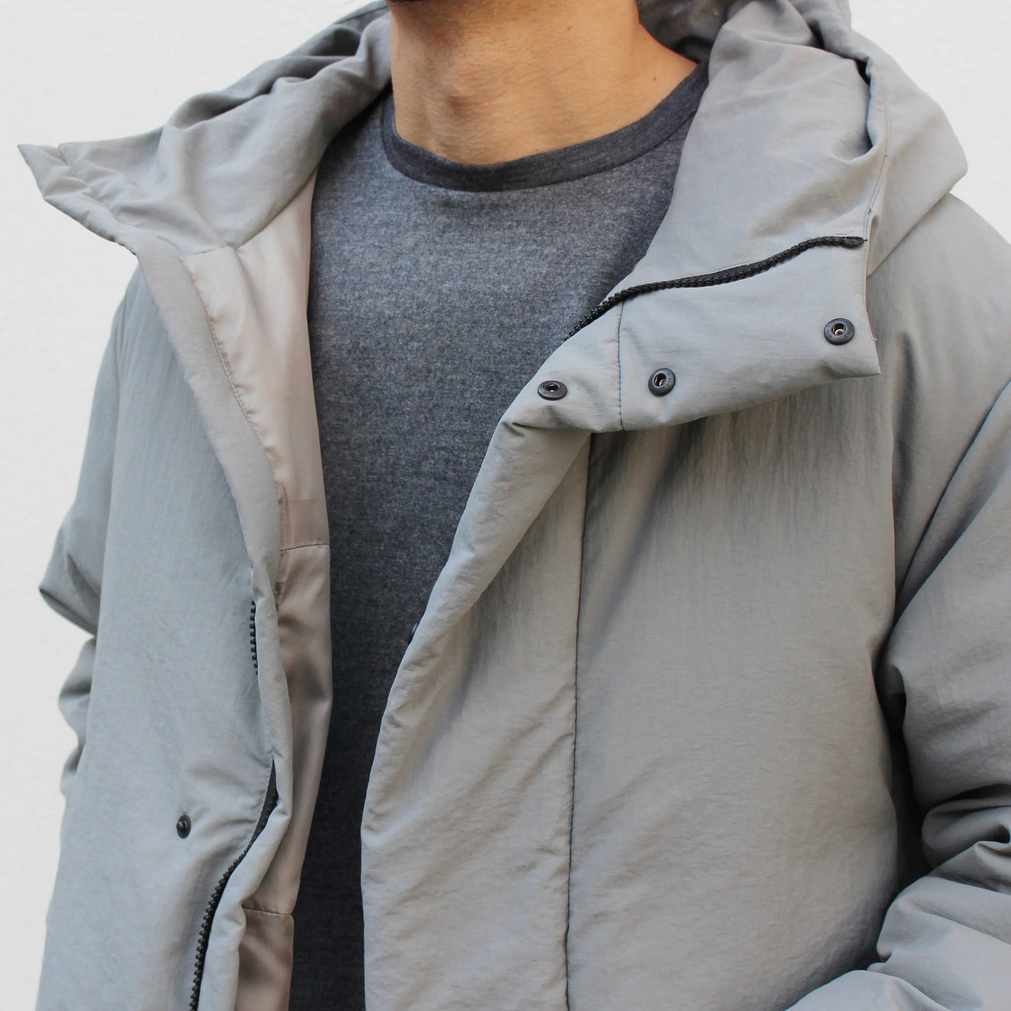 LAMOND ラモンド / LIGHT SHELL DOWN PARKA ライトシェルダウンパーカー (SAGE GRAY セージグレー)