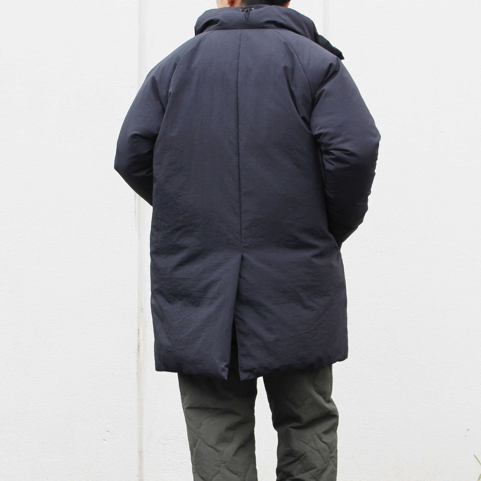 LAMOND ラモンド / LIGHT SHELL STAND DOWN COAT ライトシェルダウンコート (BLACK ブラック)