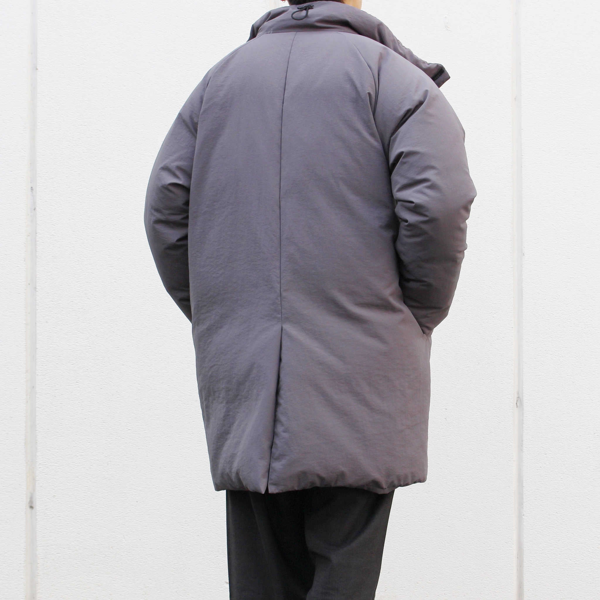 LAMOND ラモンド / LIGHT SHELL STAND DOWN COAT ライトシェルダウンコート (CHARCOAL チャコール)