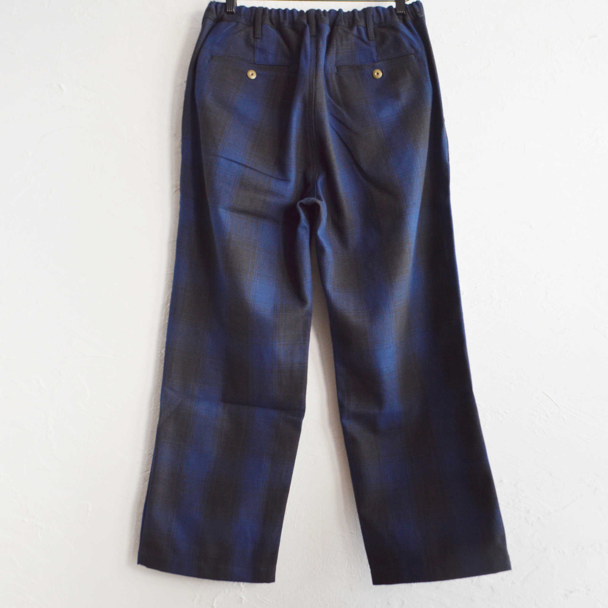 Nasngwam. ナスングワム / LUMBER TUCK PANTS ランバータックパンツ (NAVY ネイビー)